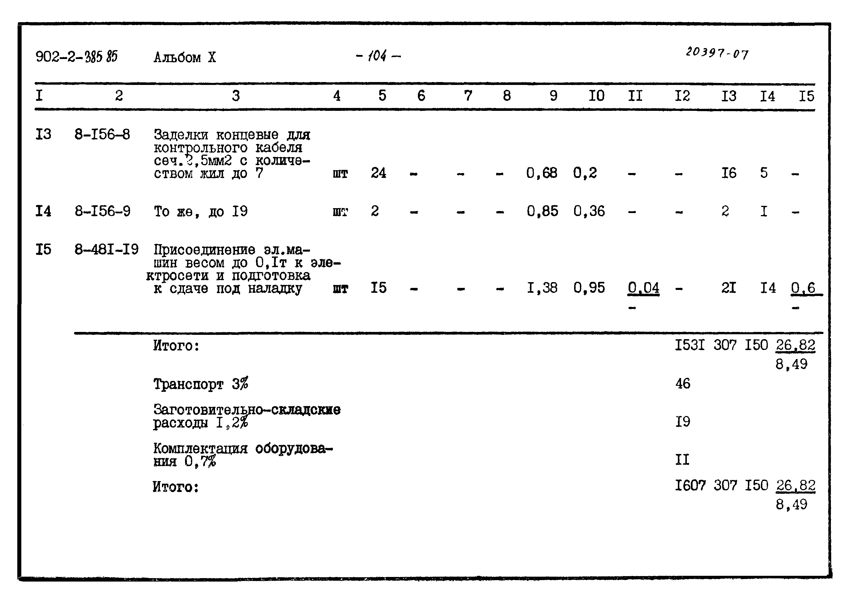 Типовой проект 902-2-385.85