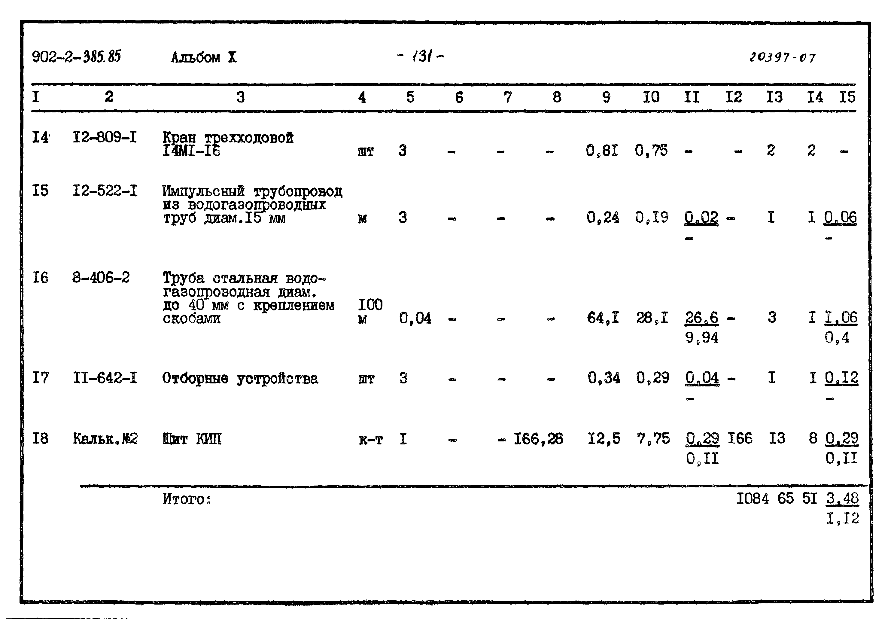 Типовой проект 902-2-385.85