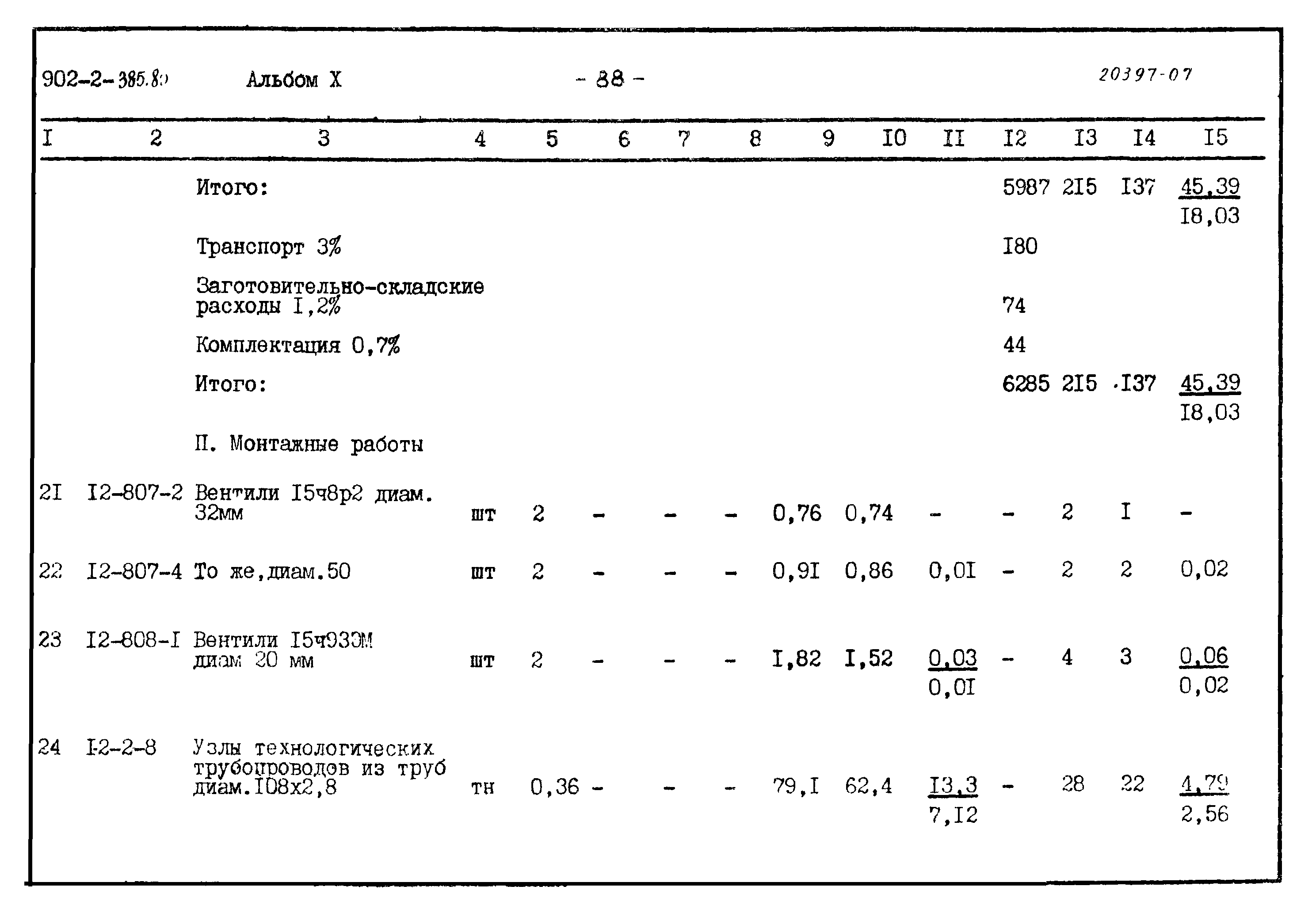Типовой проект 902-2-385.85