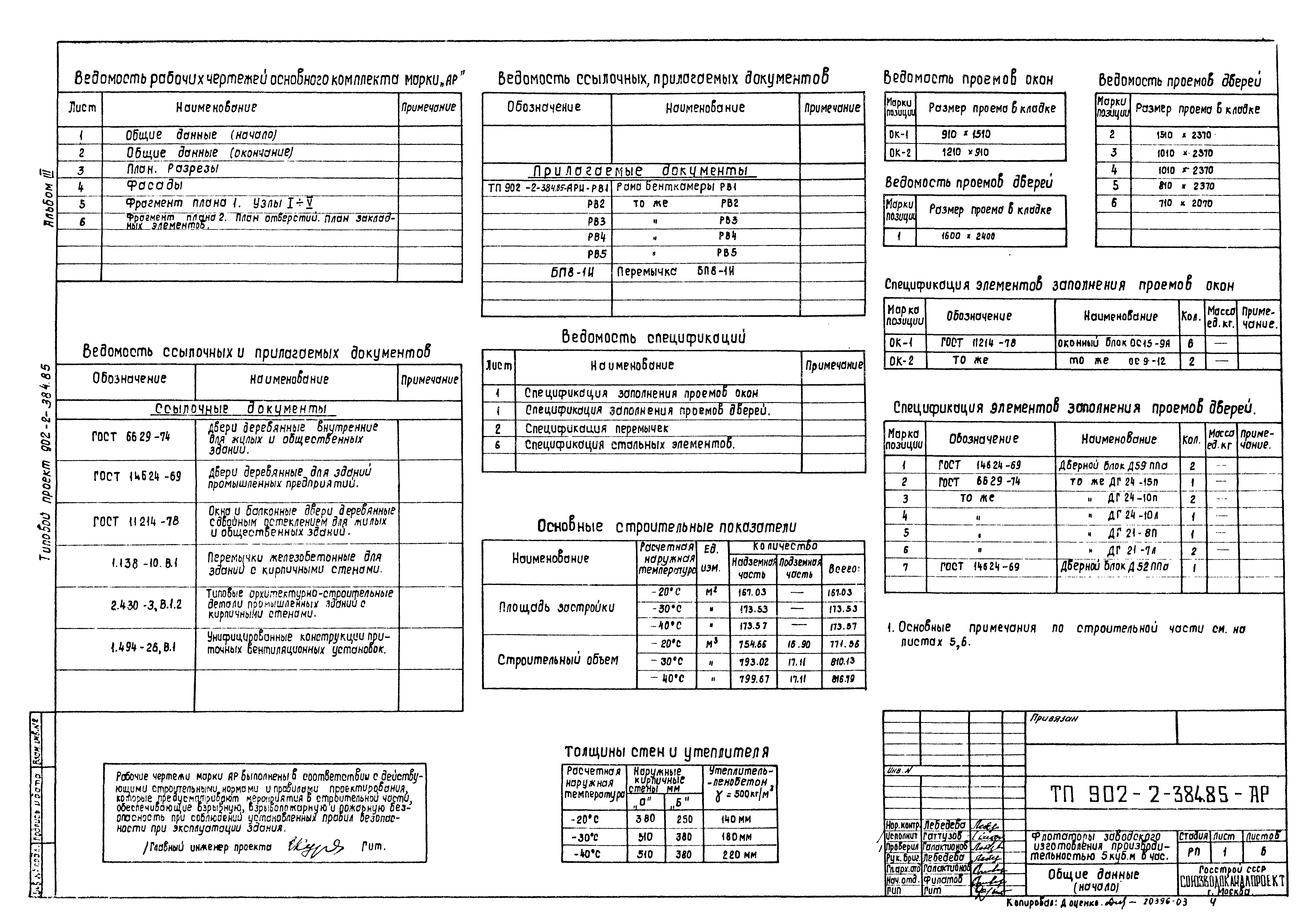 Типовой проект 902-2-385.85
