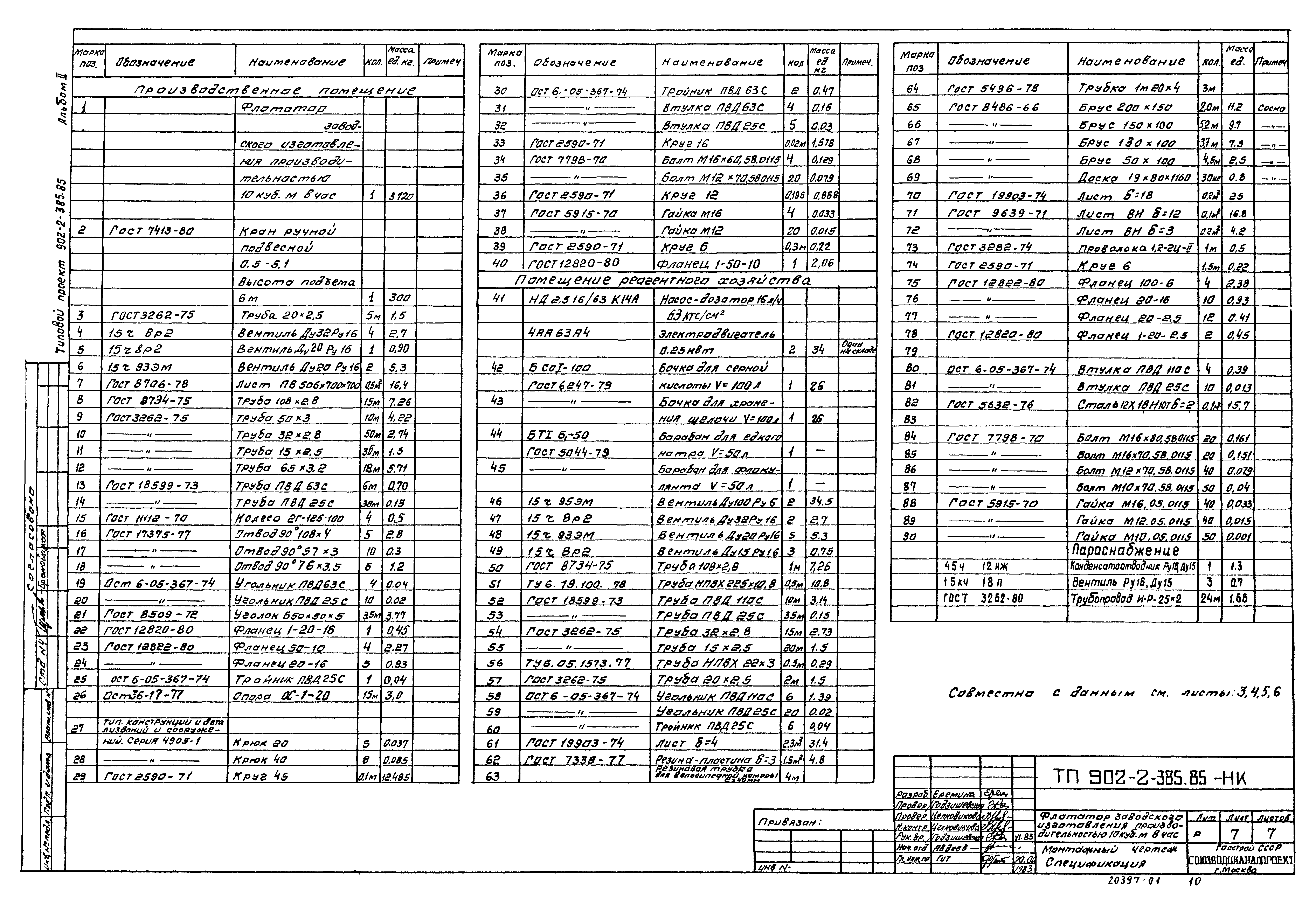 Типовой проект 902-2-385.85