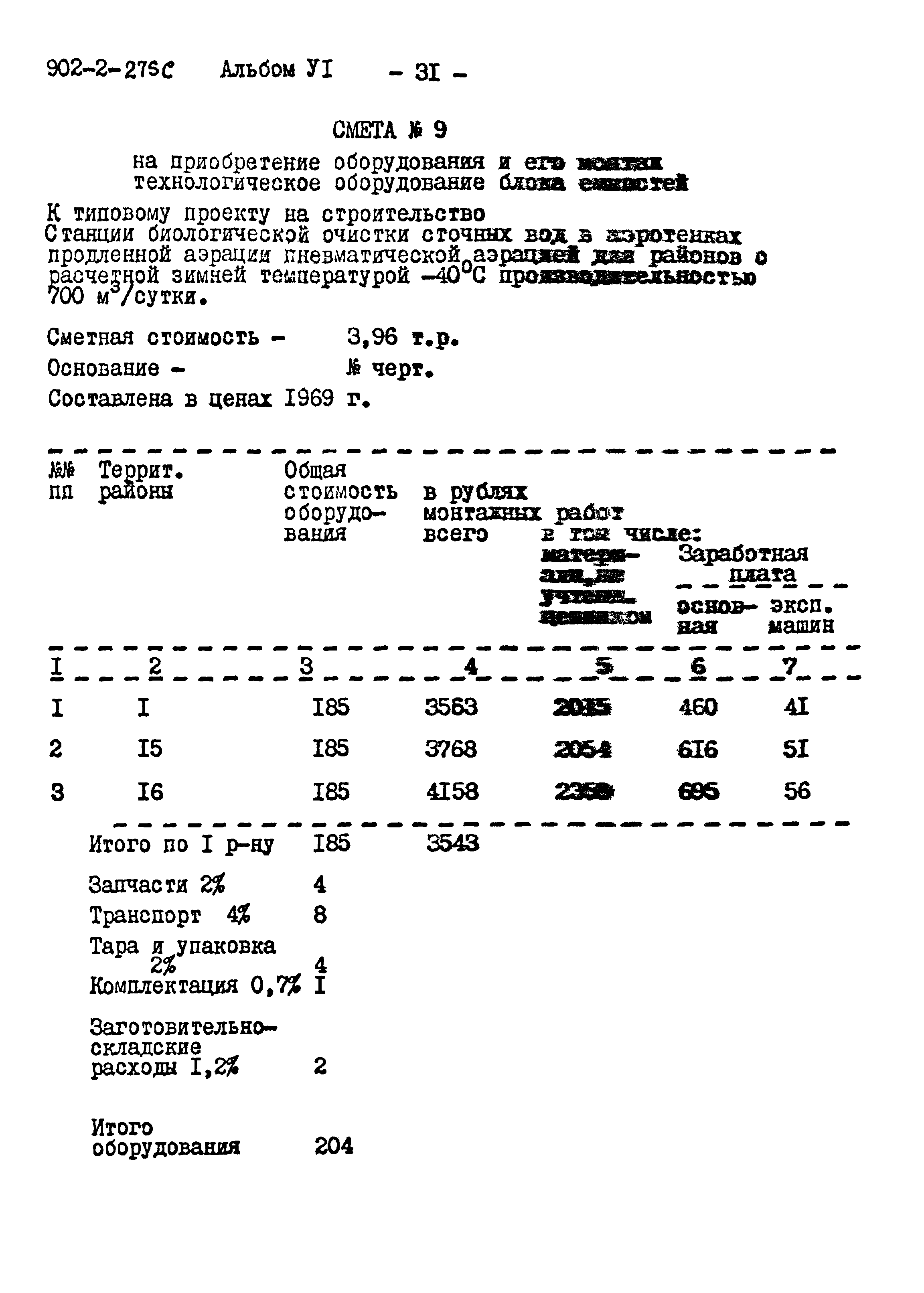 Типовой проект 902-2-275с