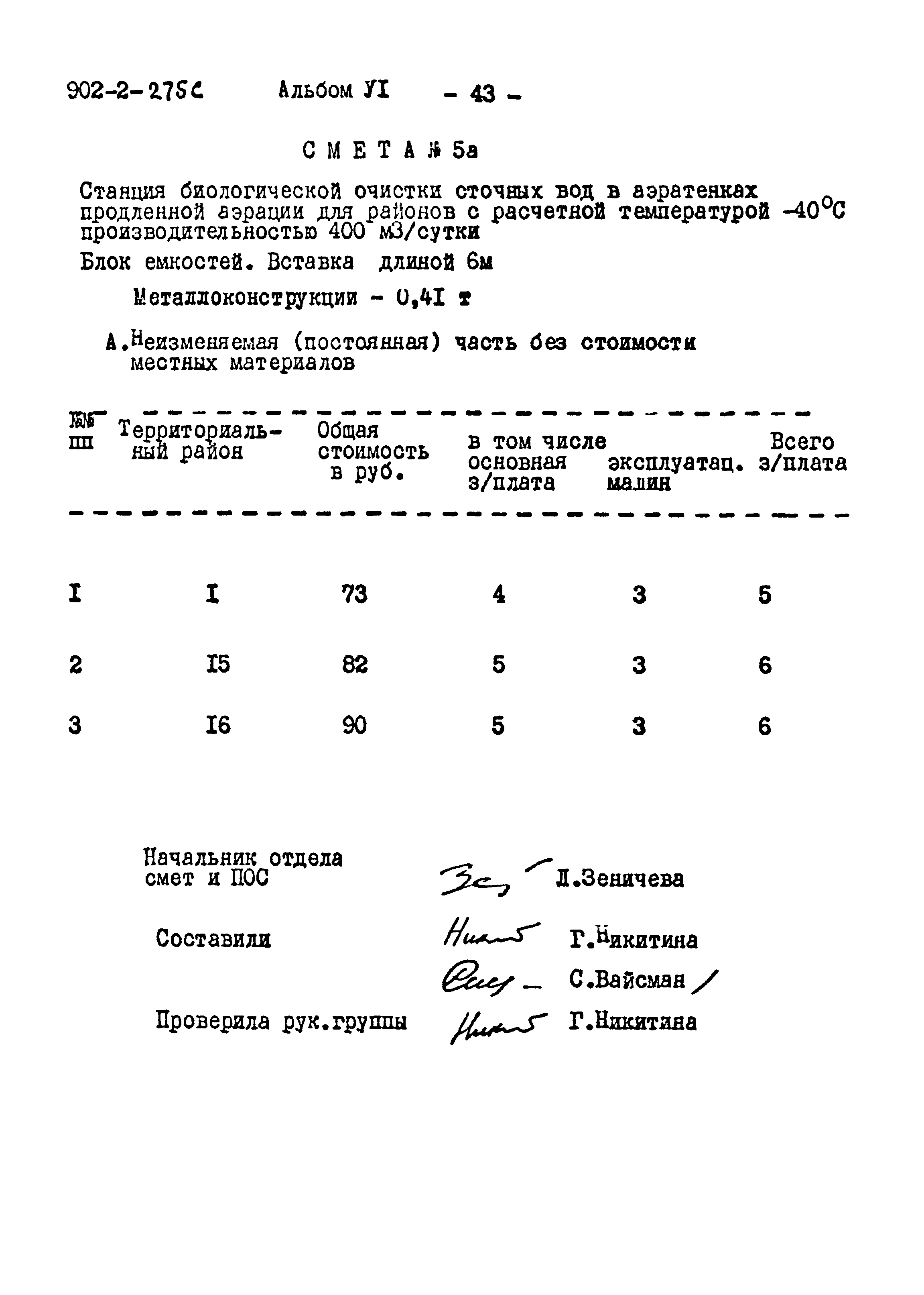 Типовой проект 902-2-275с
