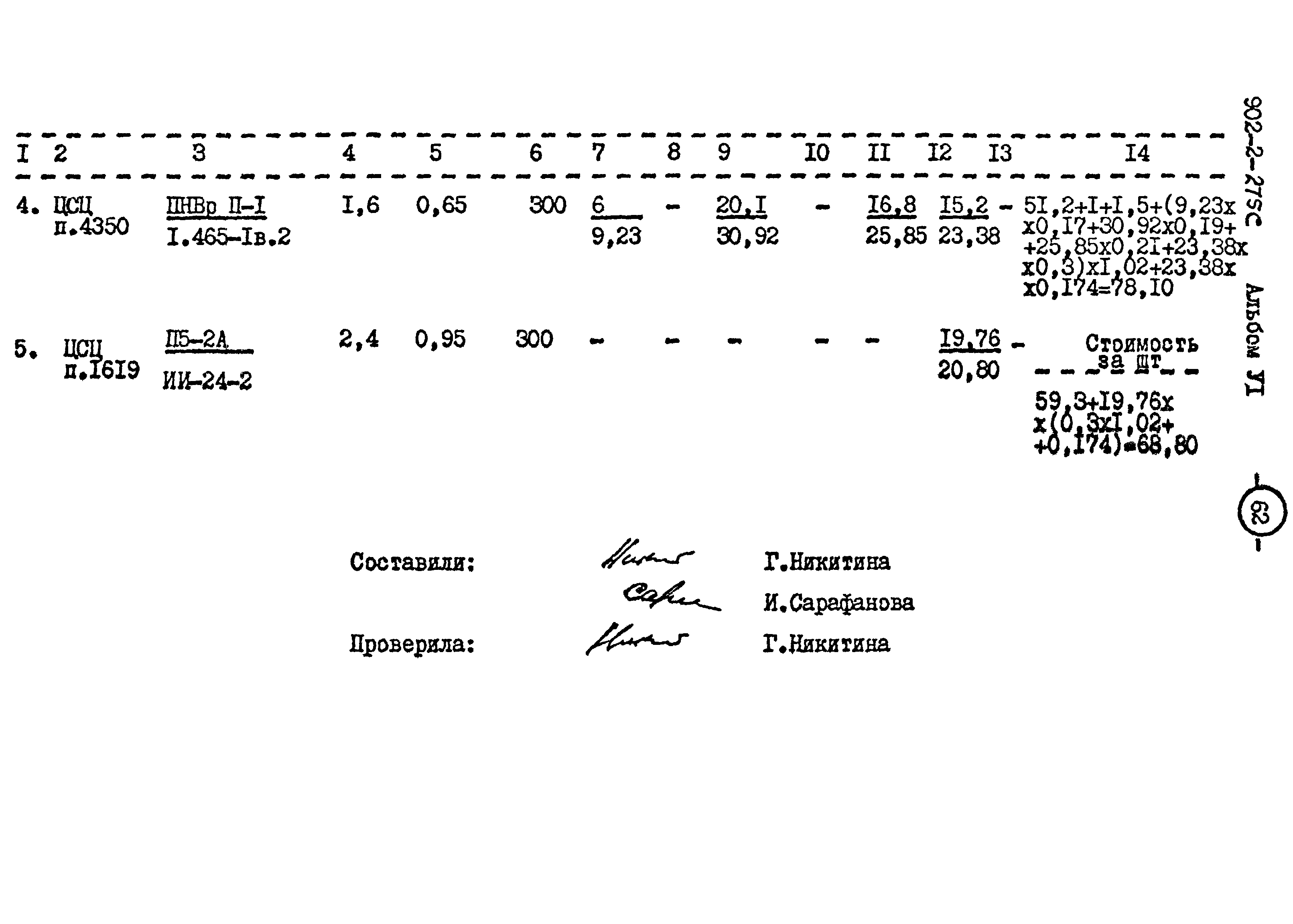 Типовой проект 902-2-275с
