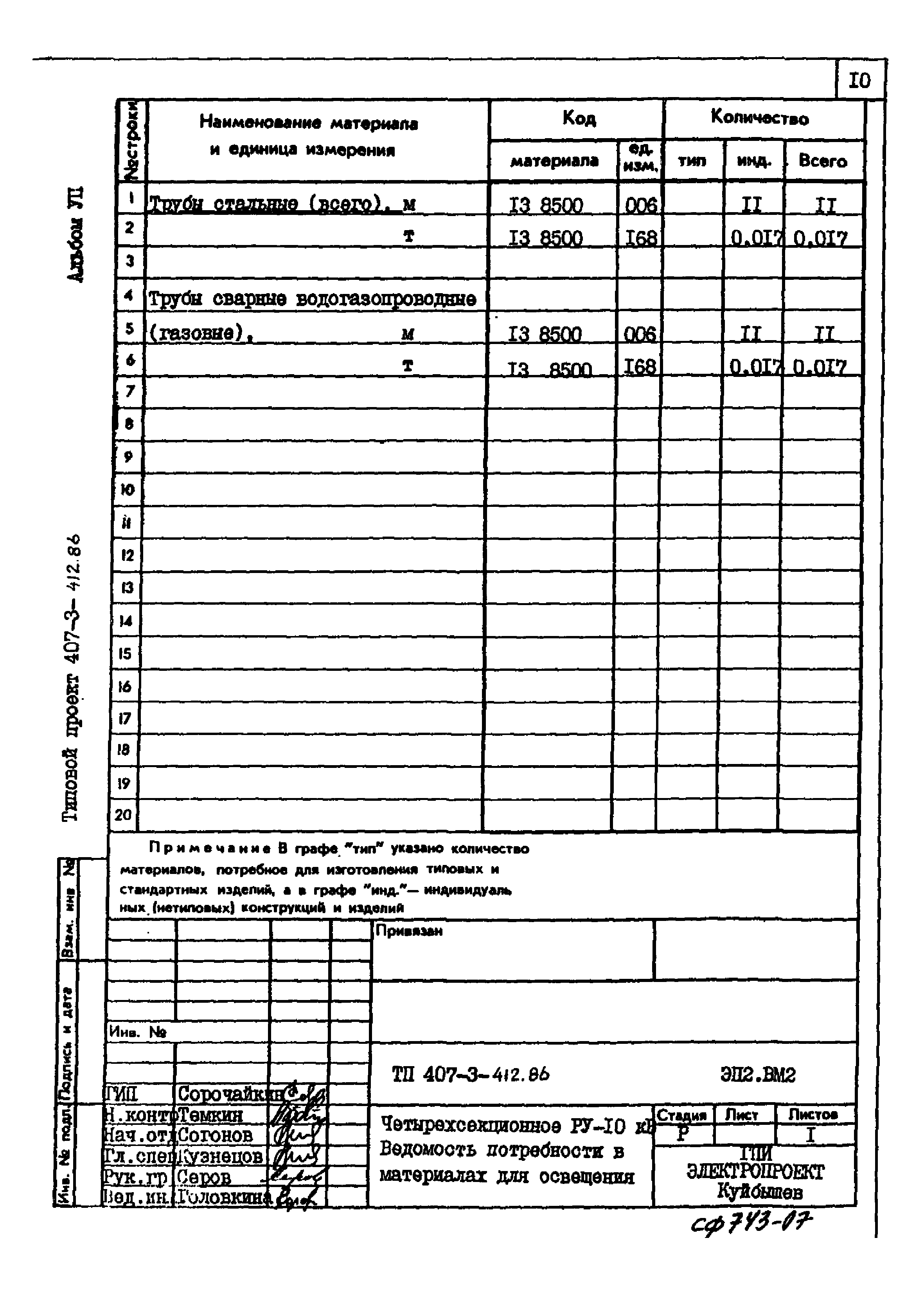 Типовой проект 407-3-412.86