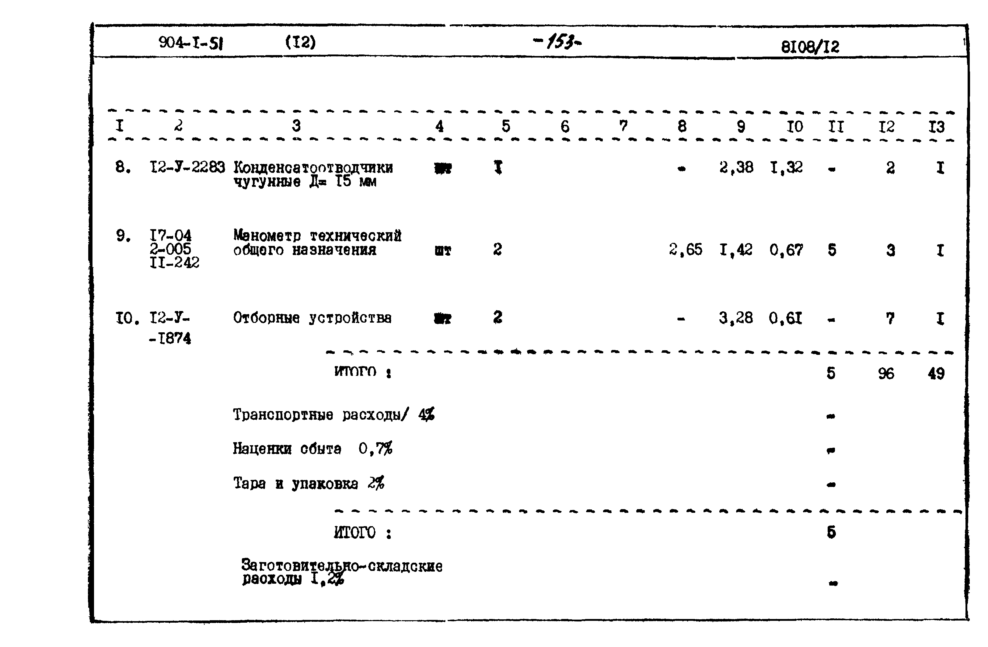 Типовой проект 904-1-51