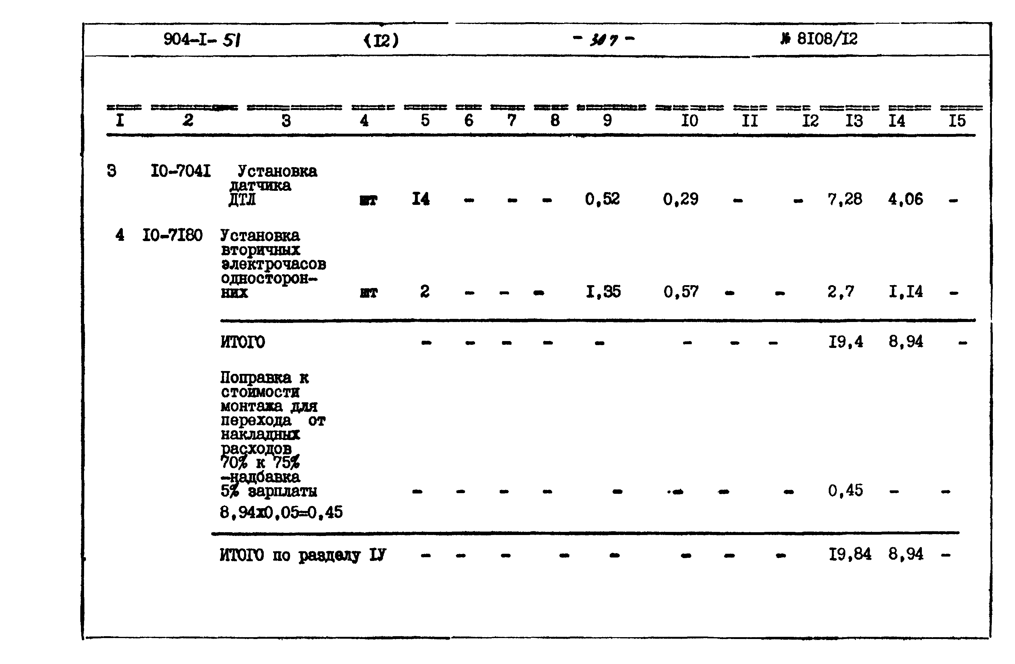 Типовой проект 904-1-51