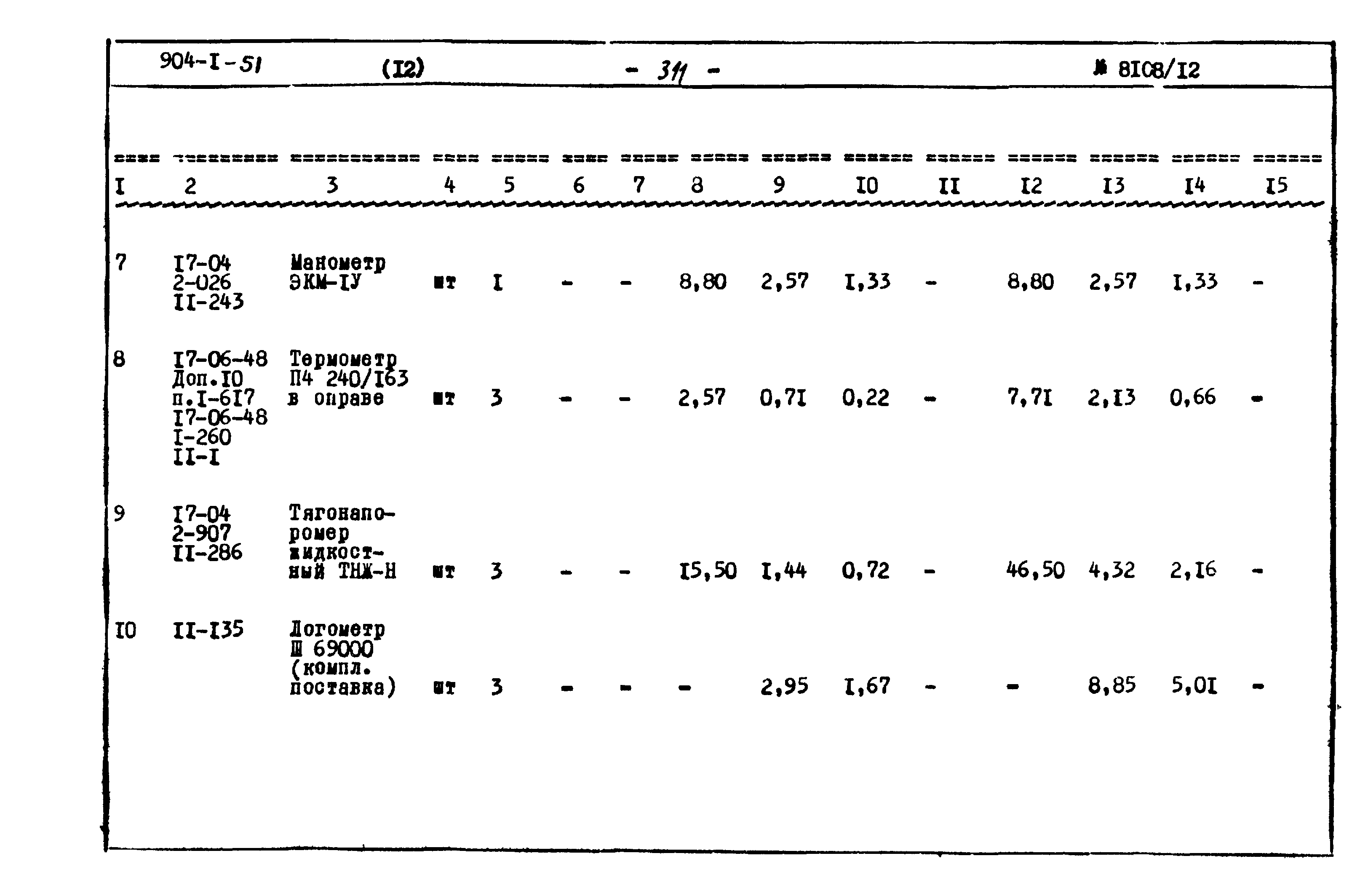 Типовой проект 904-1-51