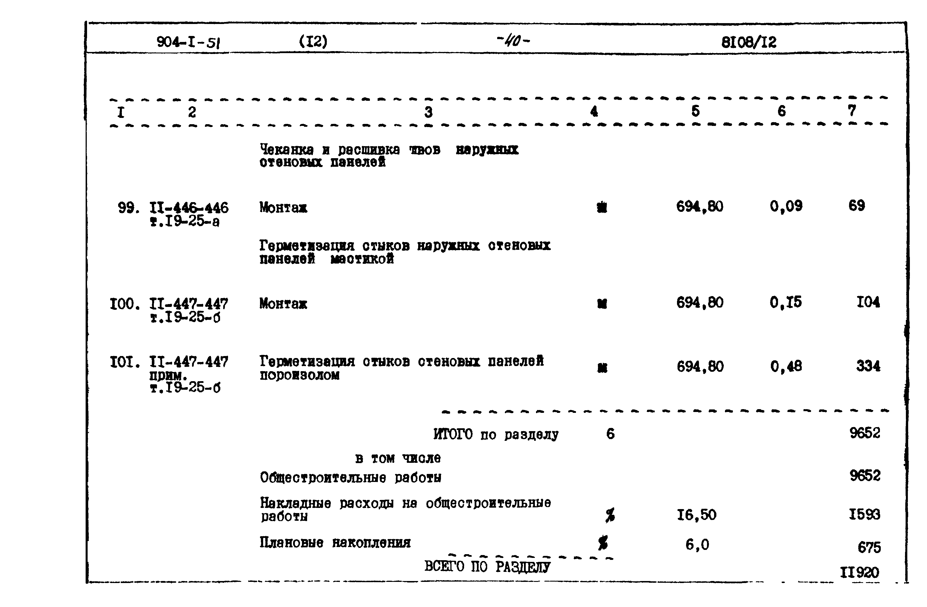 Типовой проект 904-1-51