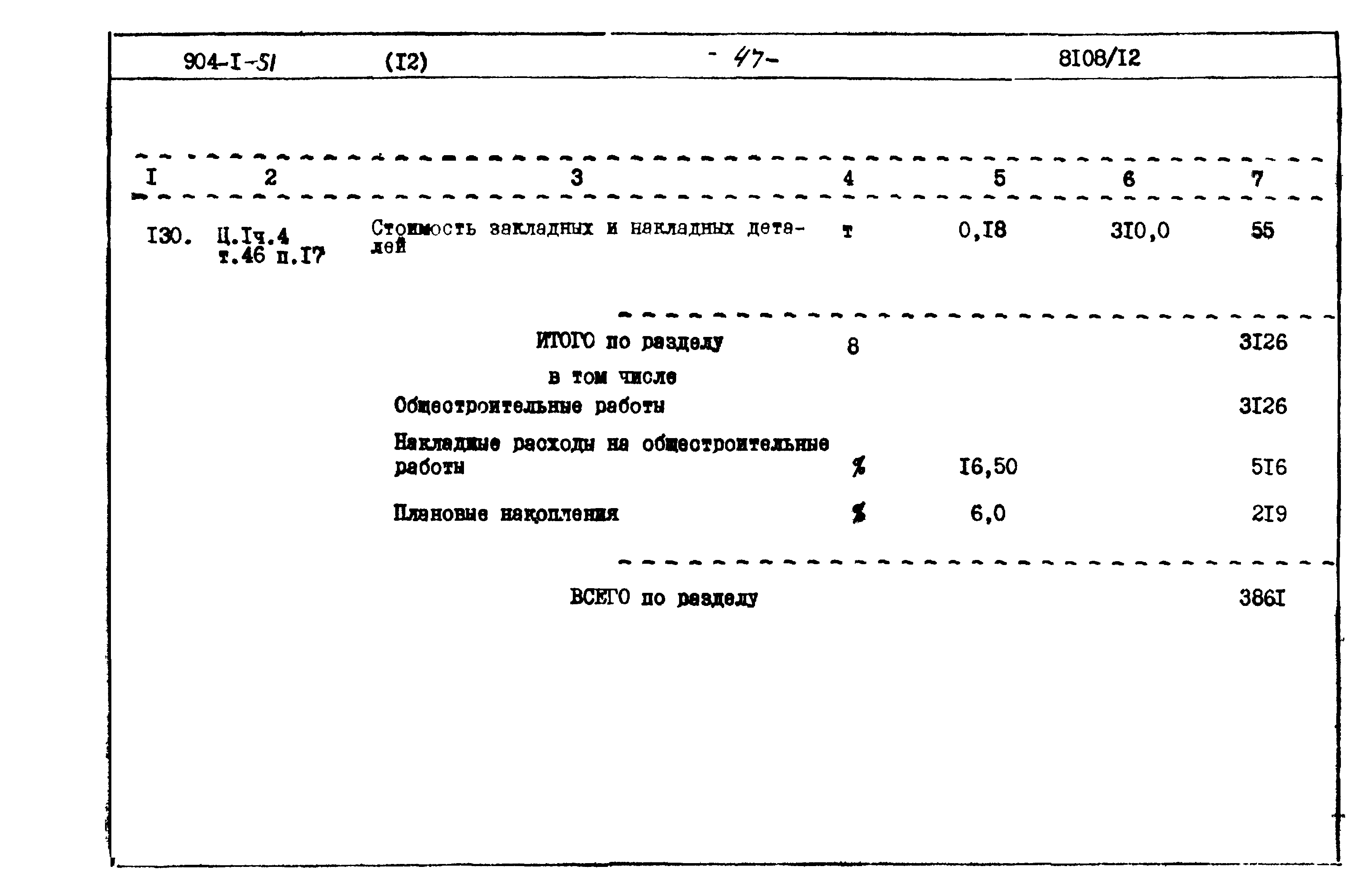 Типовой проект 904-1-51