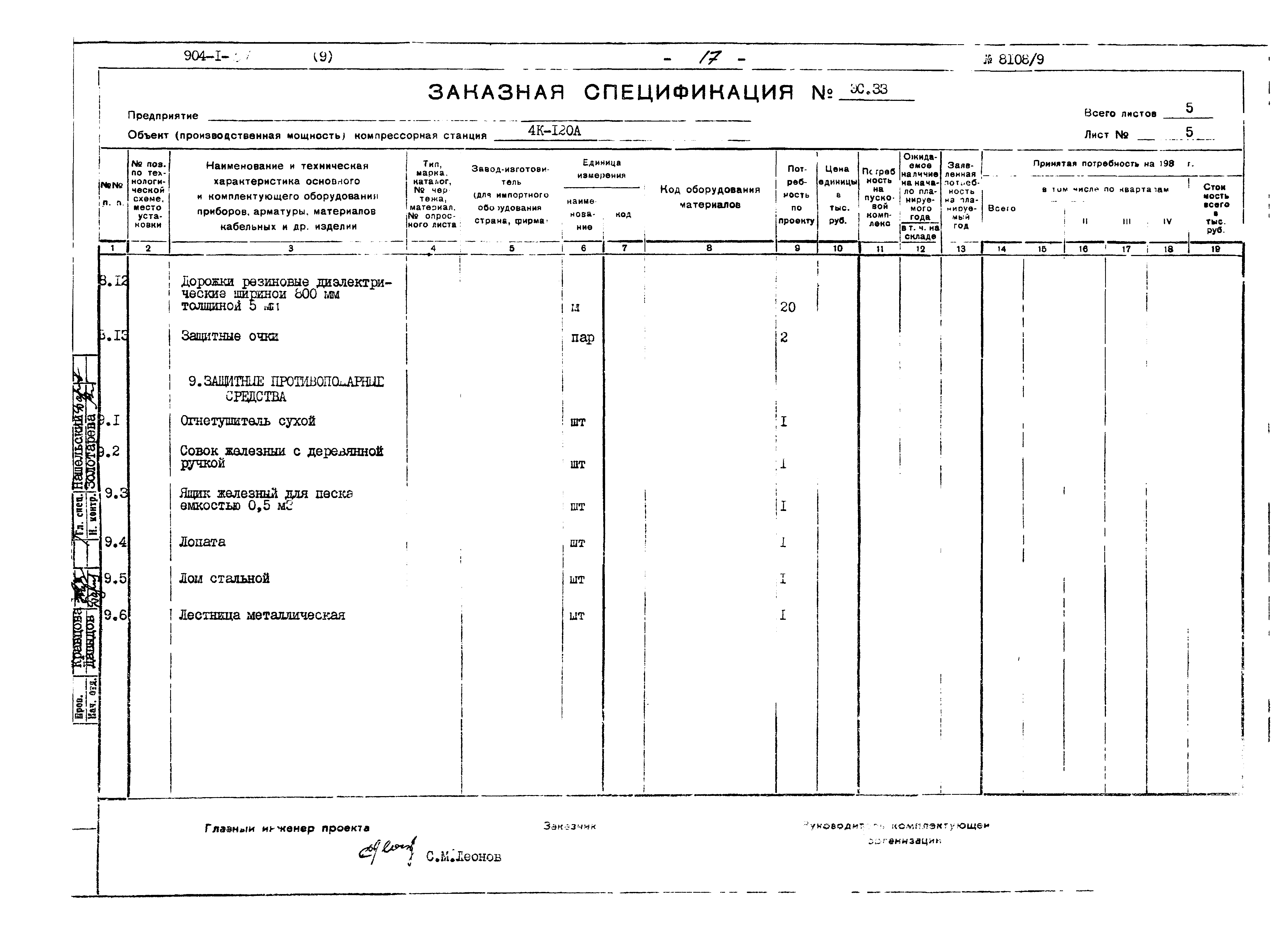 Типовой проект 904-1-51