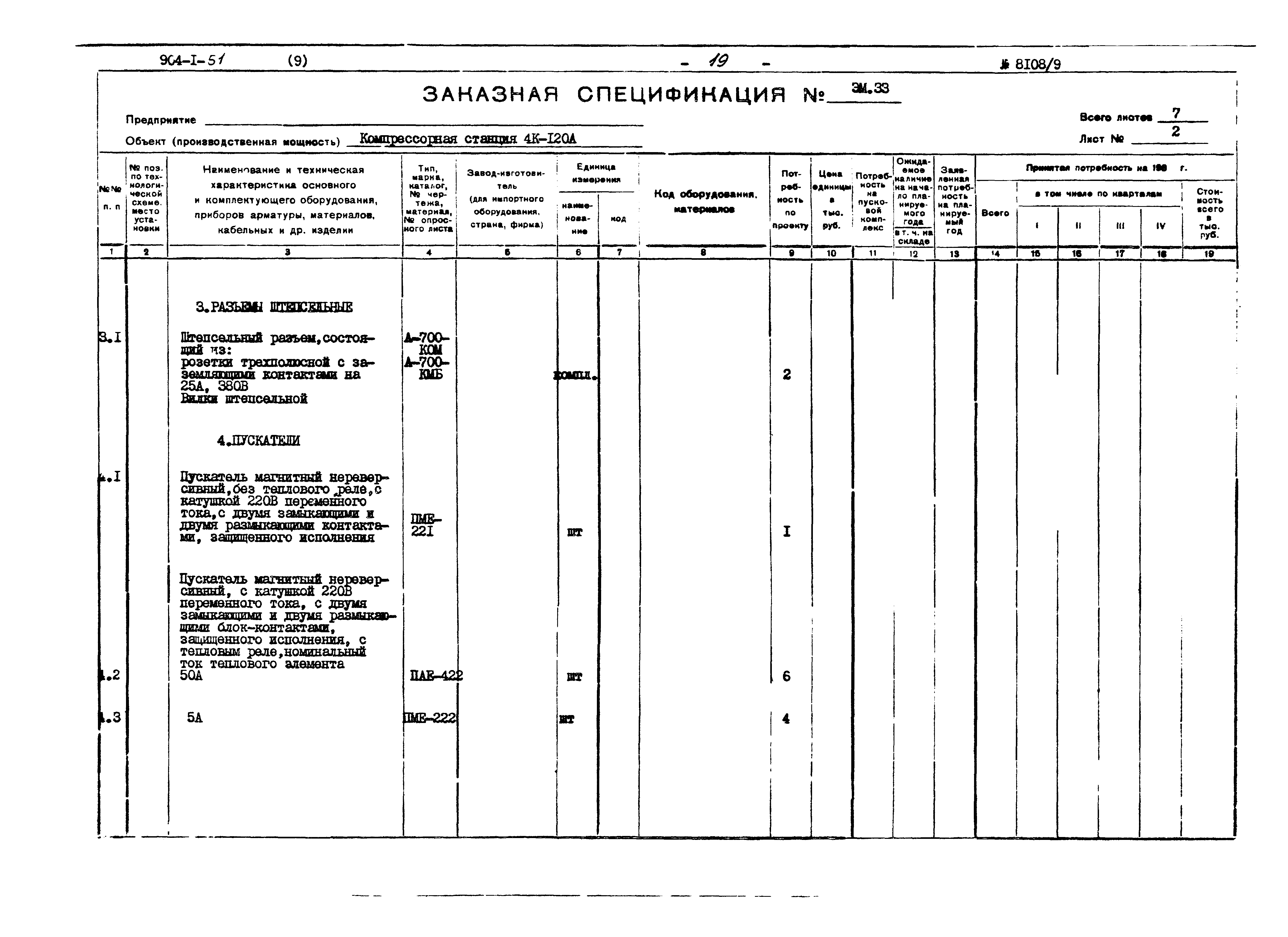 Типовой проект 904-1-51