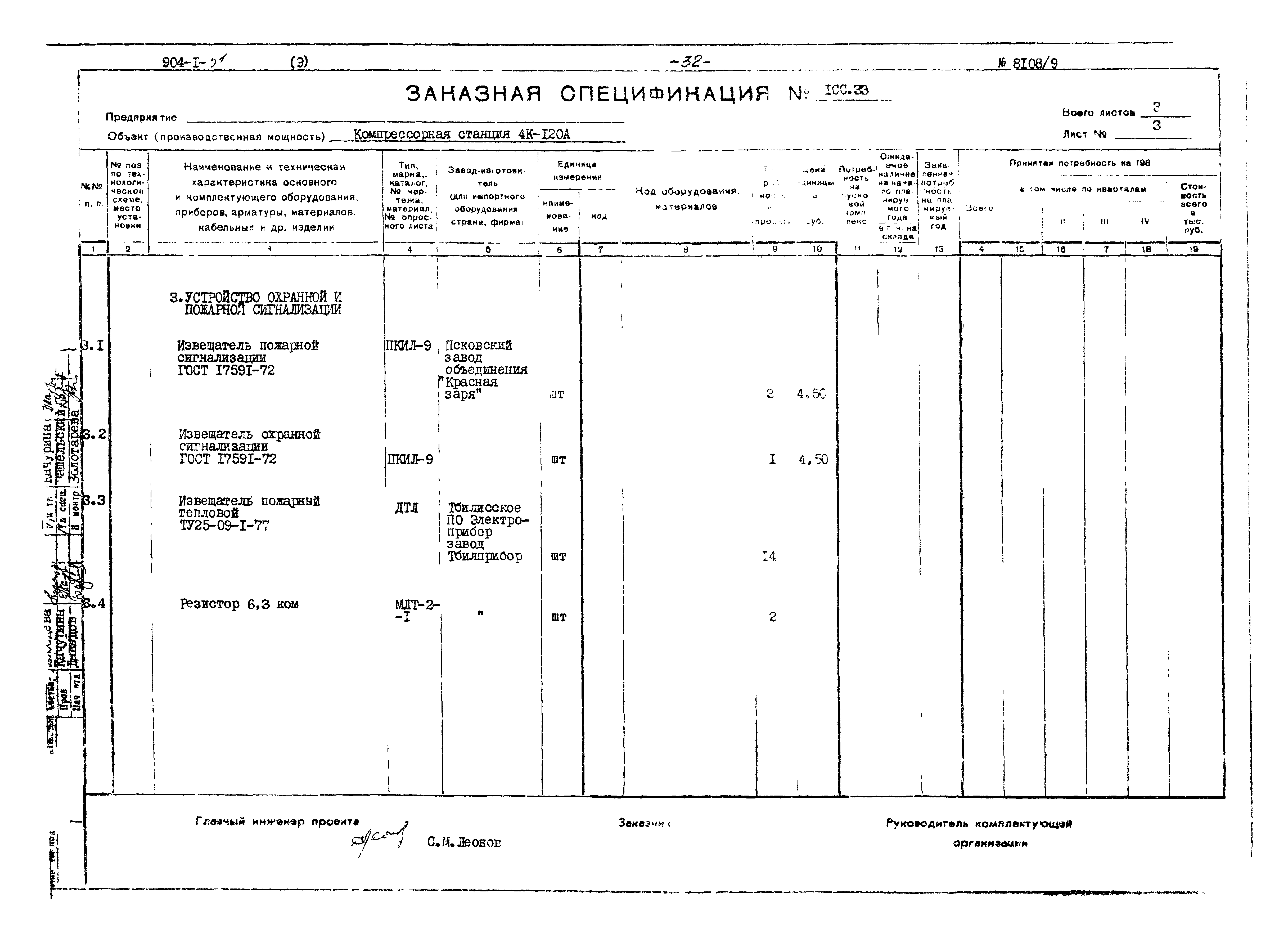 Типовой проект 904-1-51