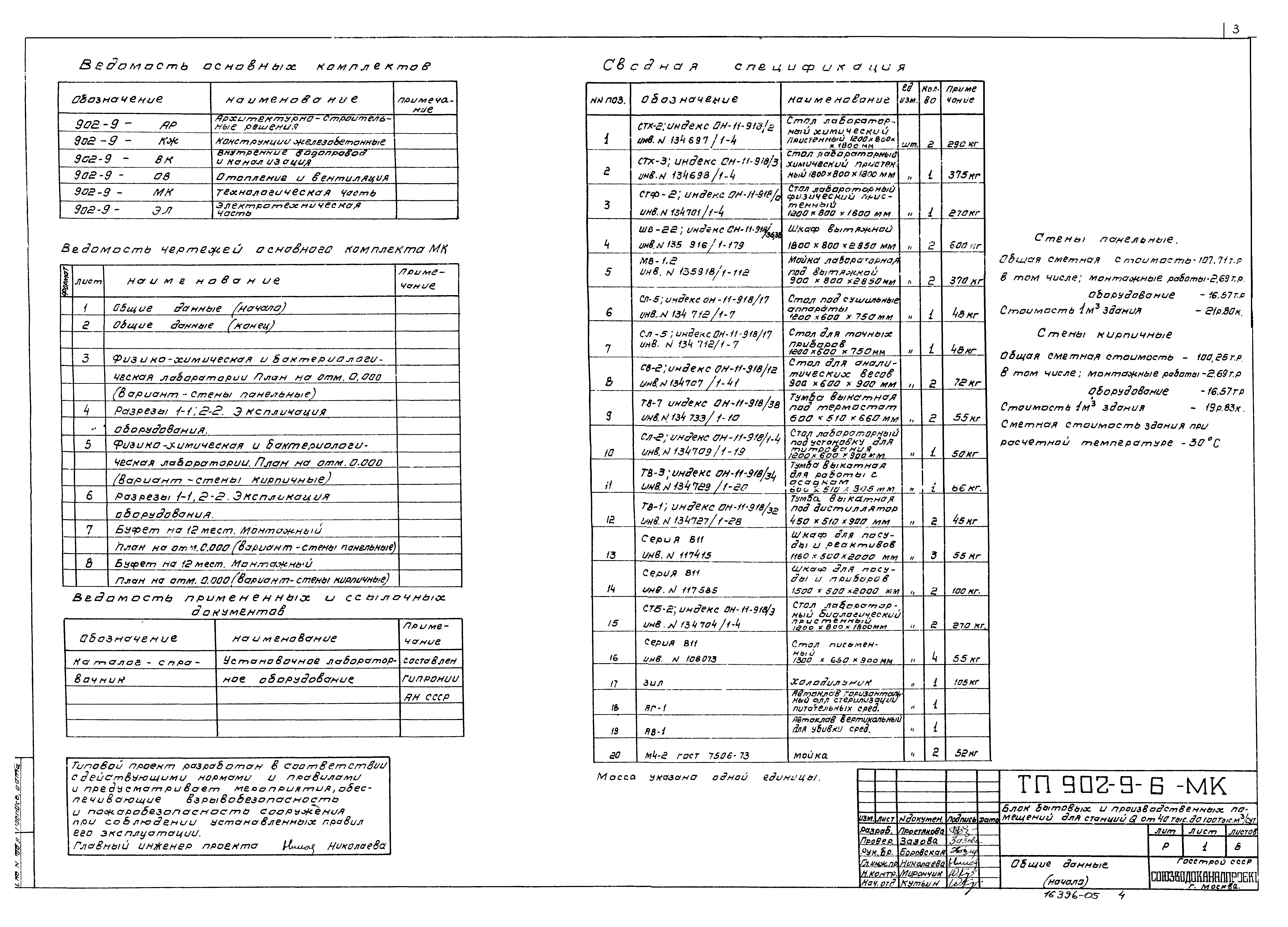 Типовой проект 902-9-6