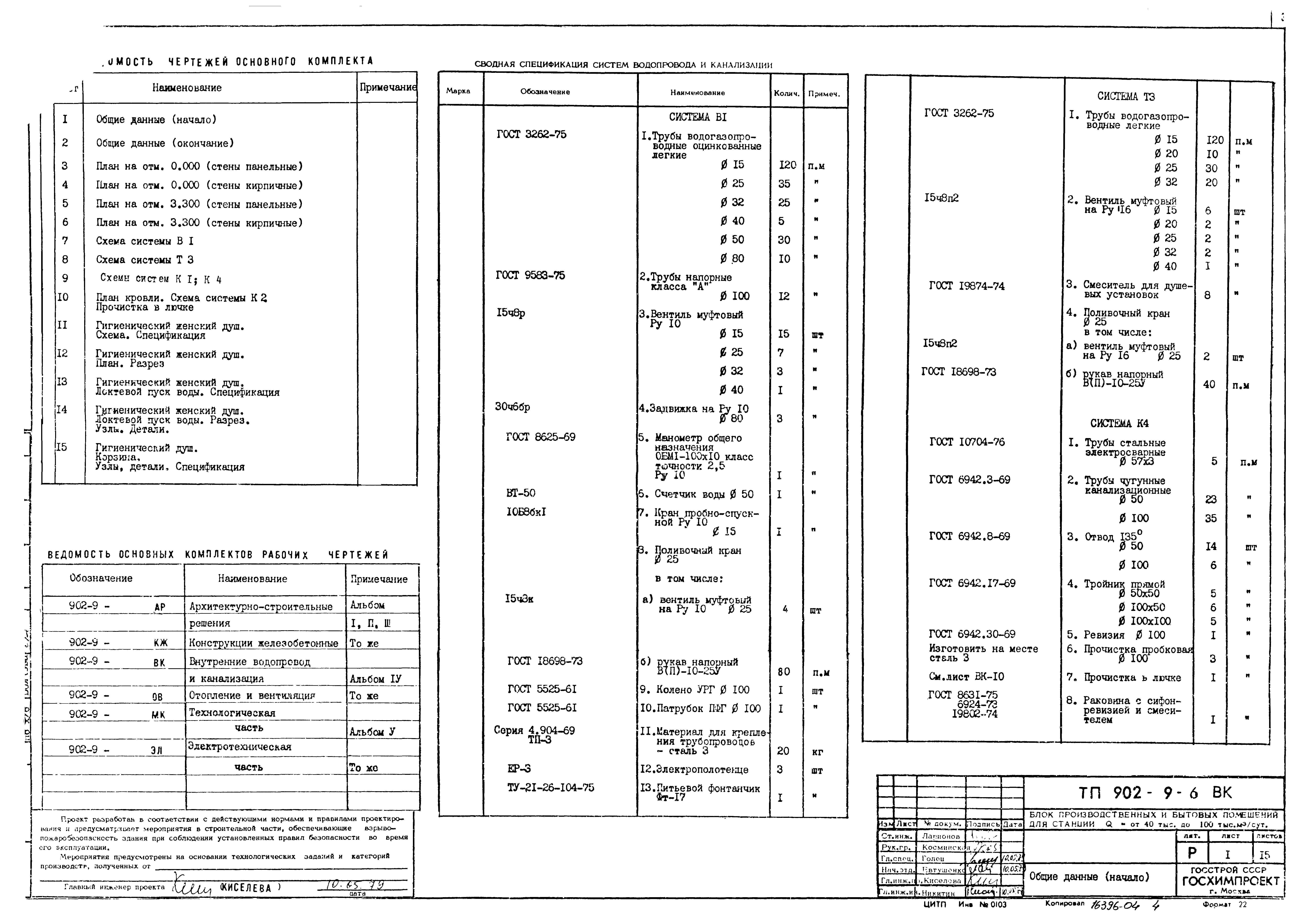 Типовой проект 902-9-6
