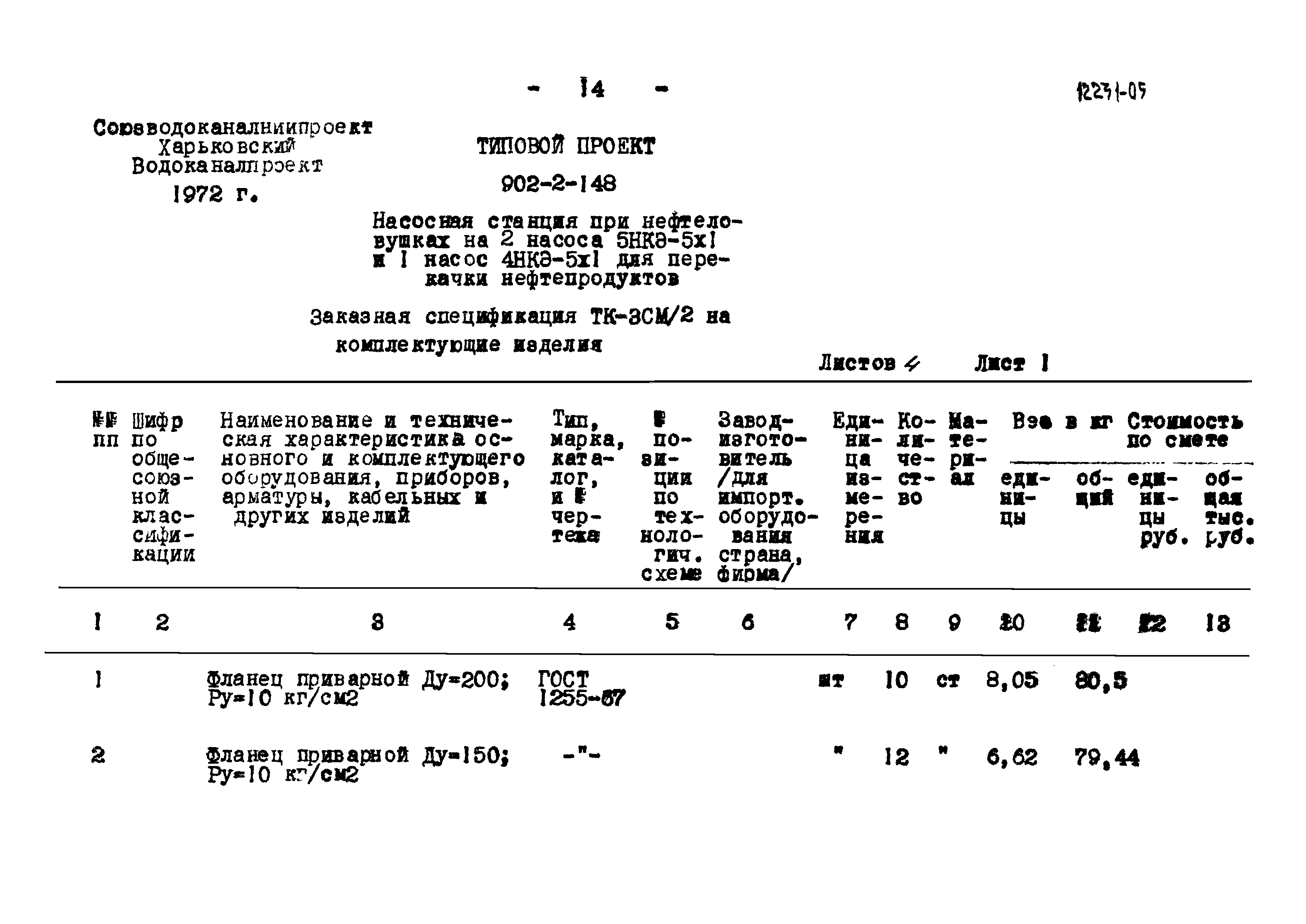 Типовой проект 902-2-148