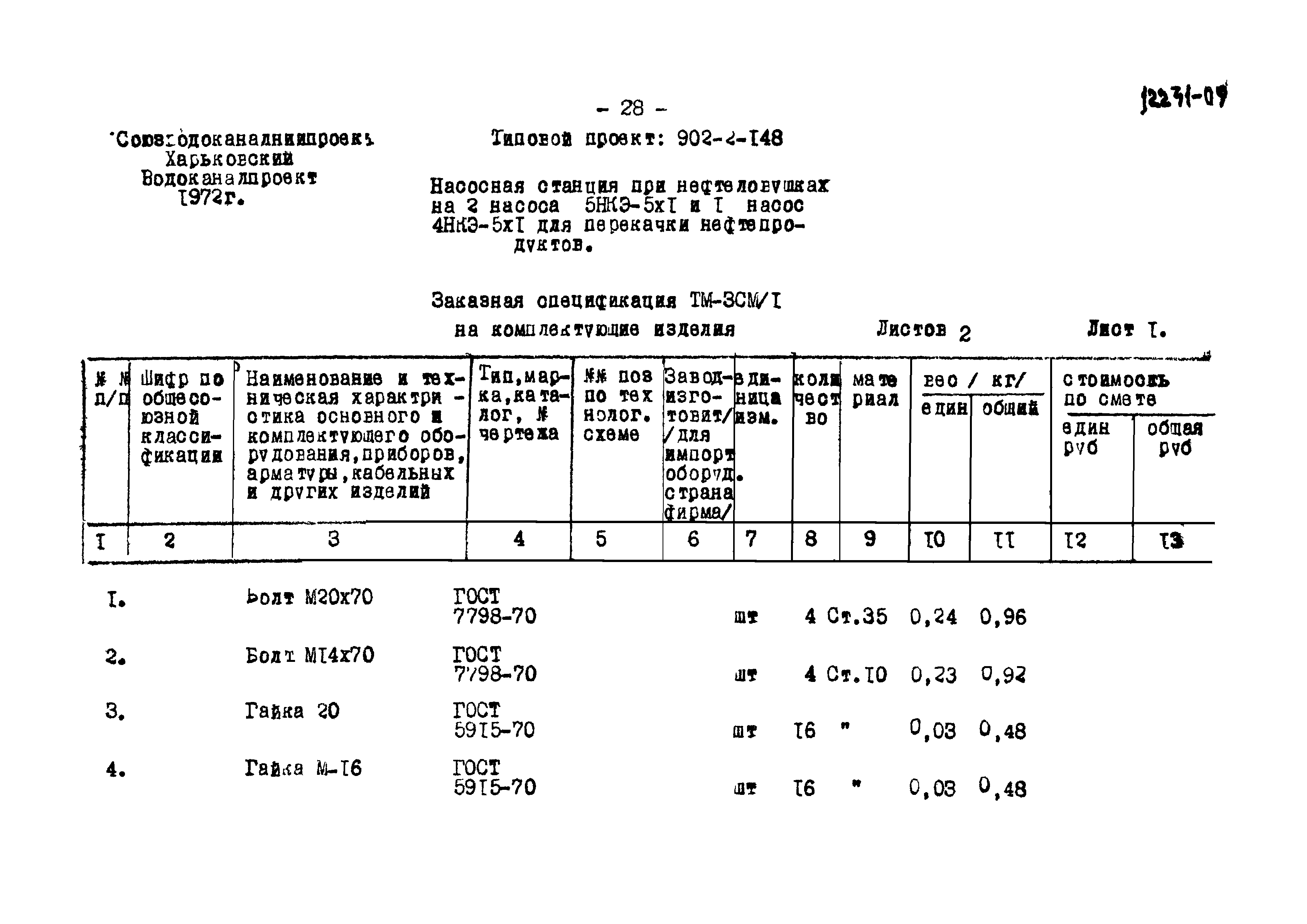 Типовой проект 902-2-148