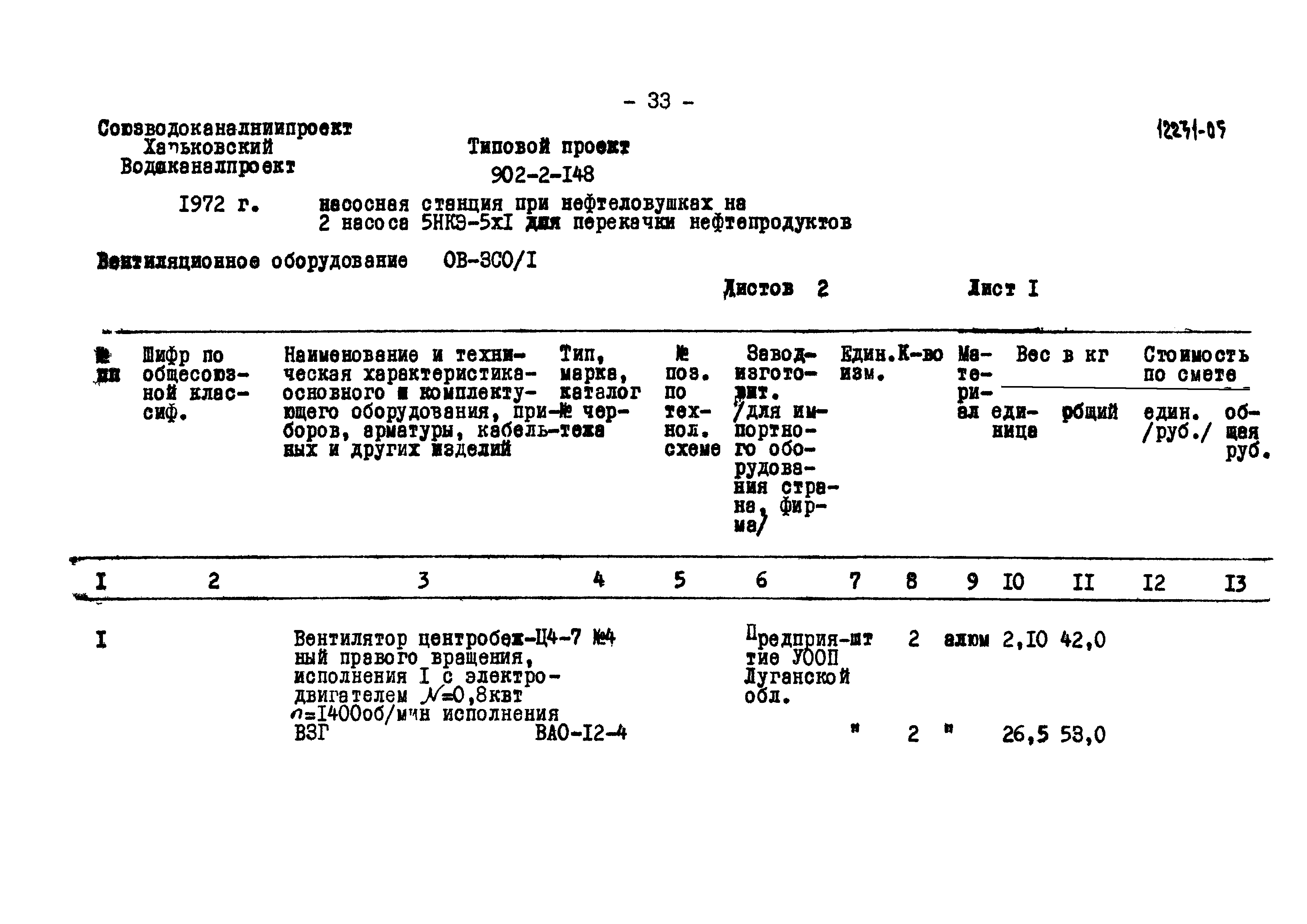 Типовой проект 902-2-148
