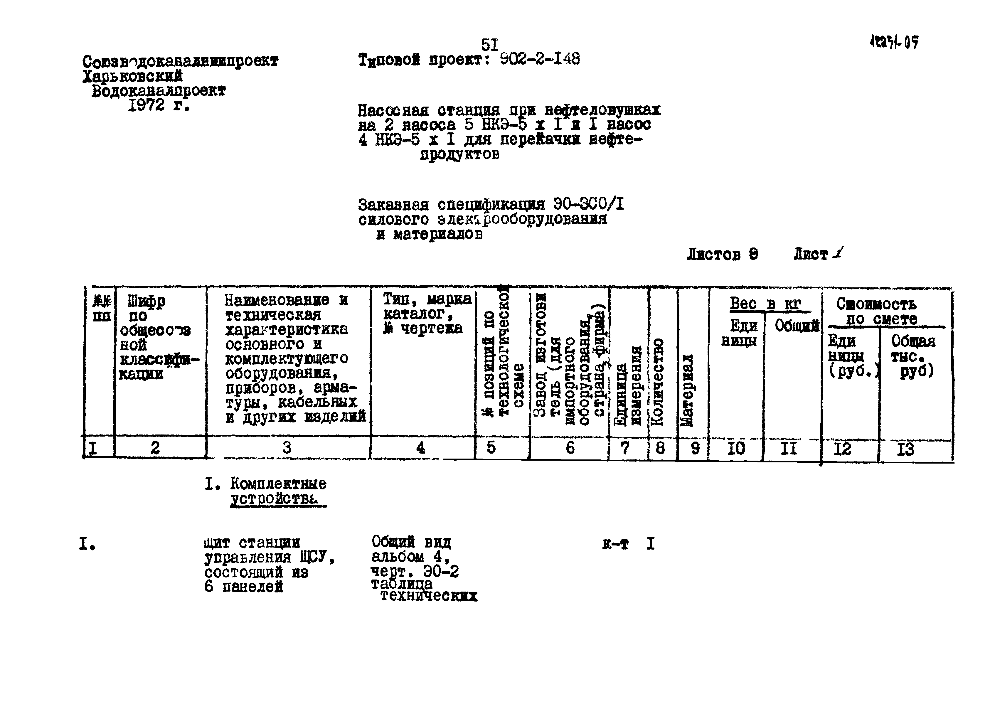Типовой проект 902-2-148