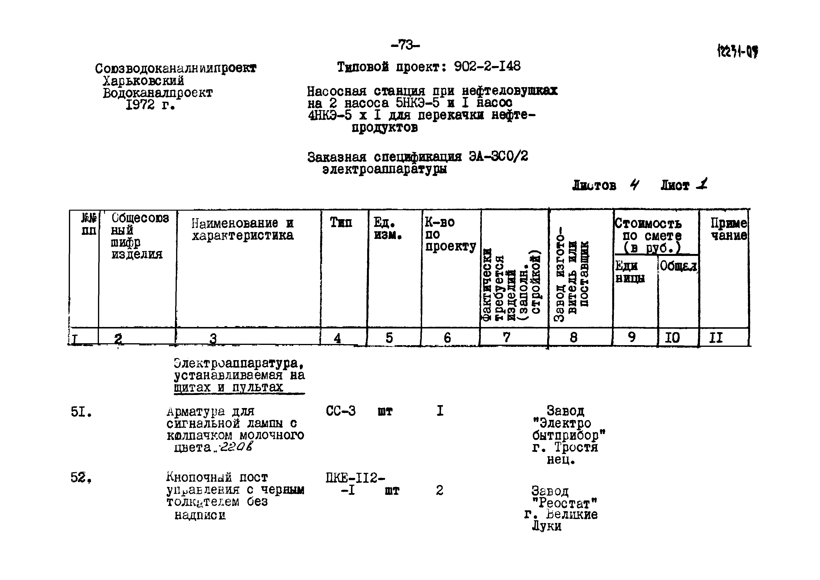 Типовой проект 902-2-148