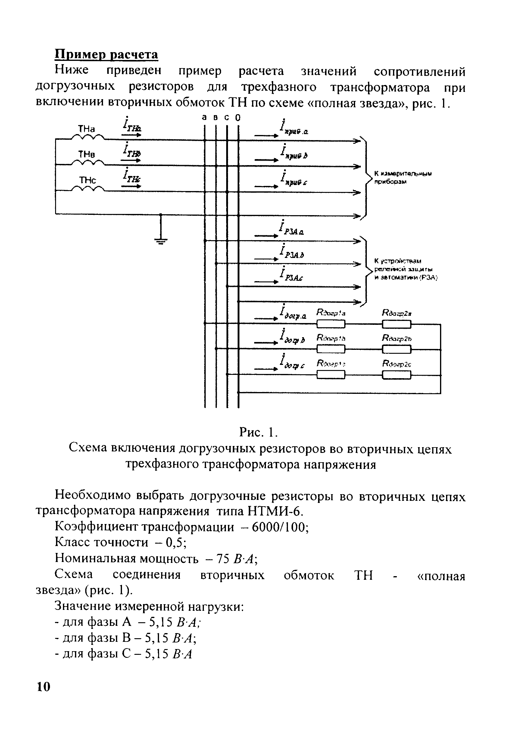 Шкаф догрузочных резисторов для трансформаторов напряжения