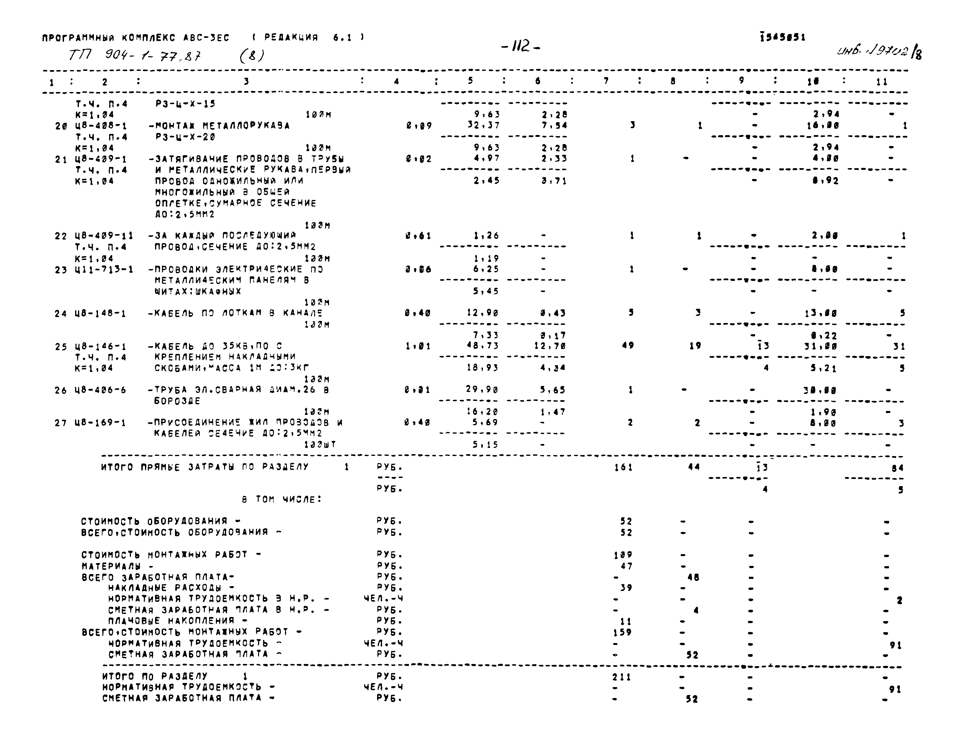 Типовой проект 904-1-77.87