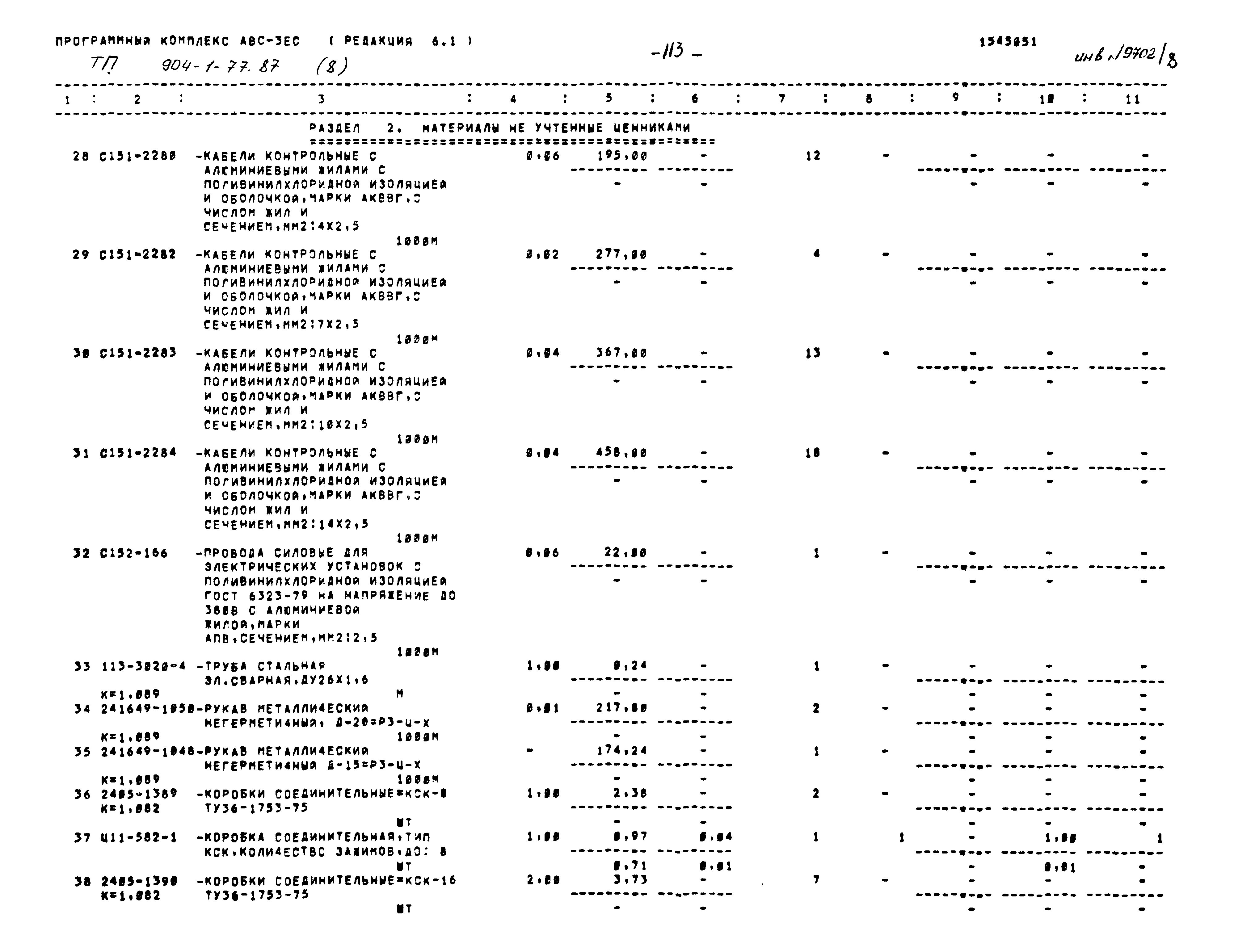 Типовой проект 904-1-77.87