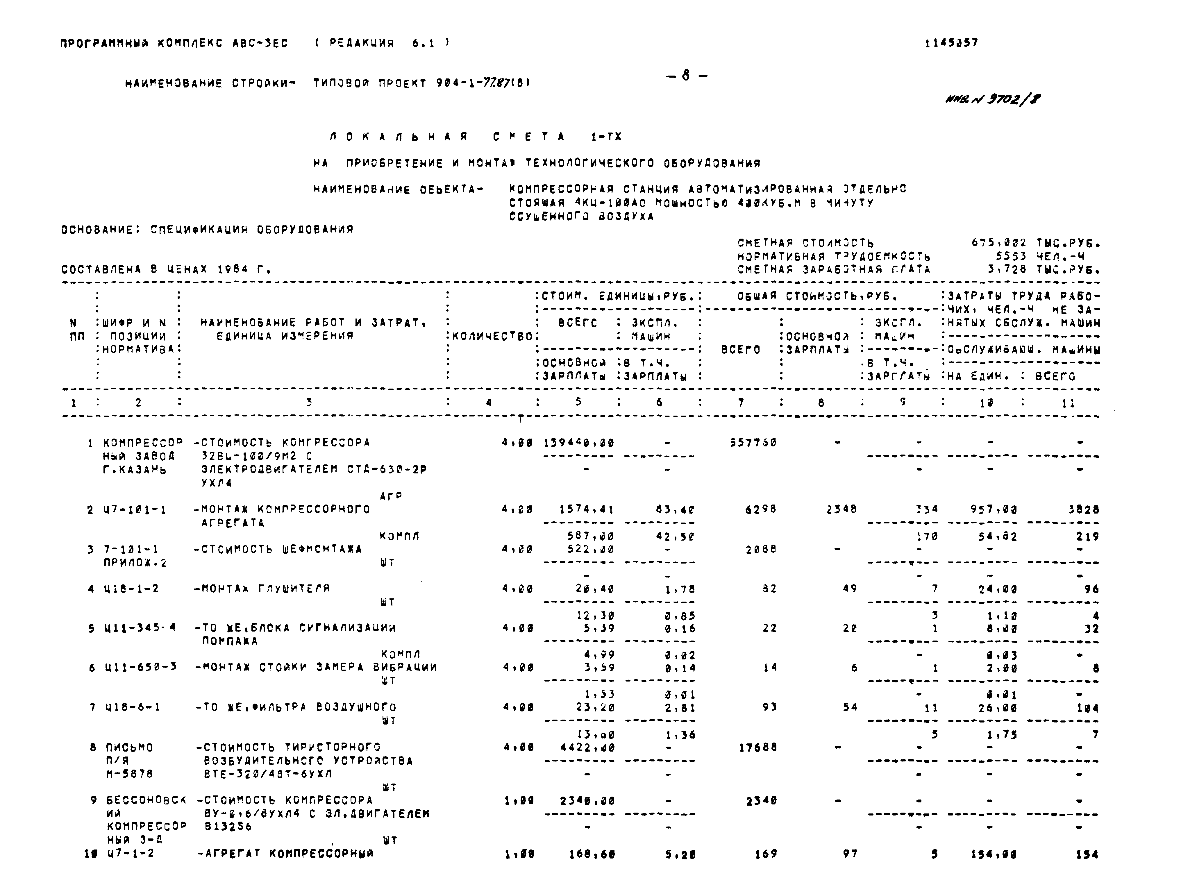 Типовой проект 904-1-77.87