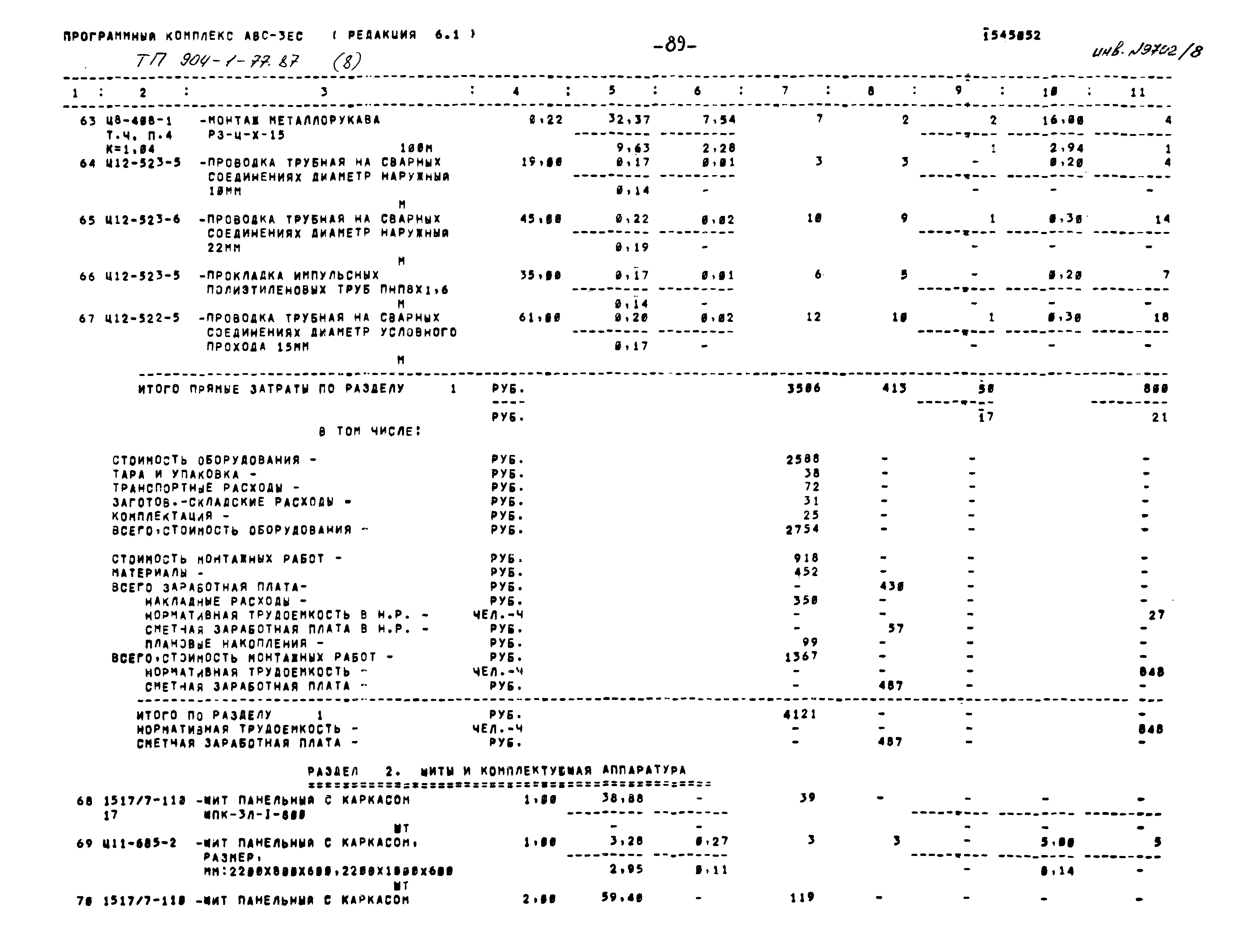 Типовой проект 904-1-77.87
