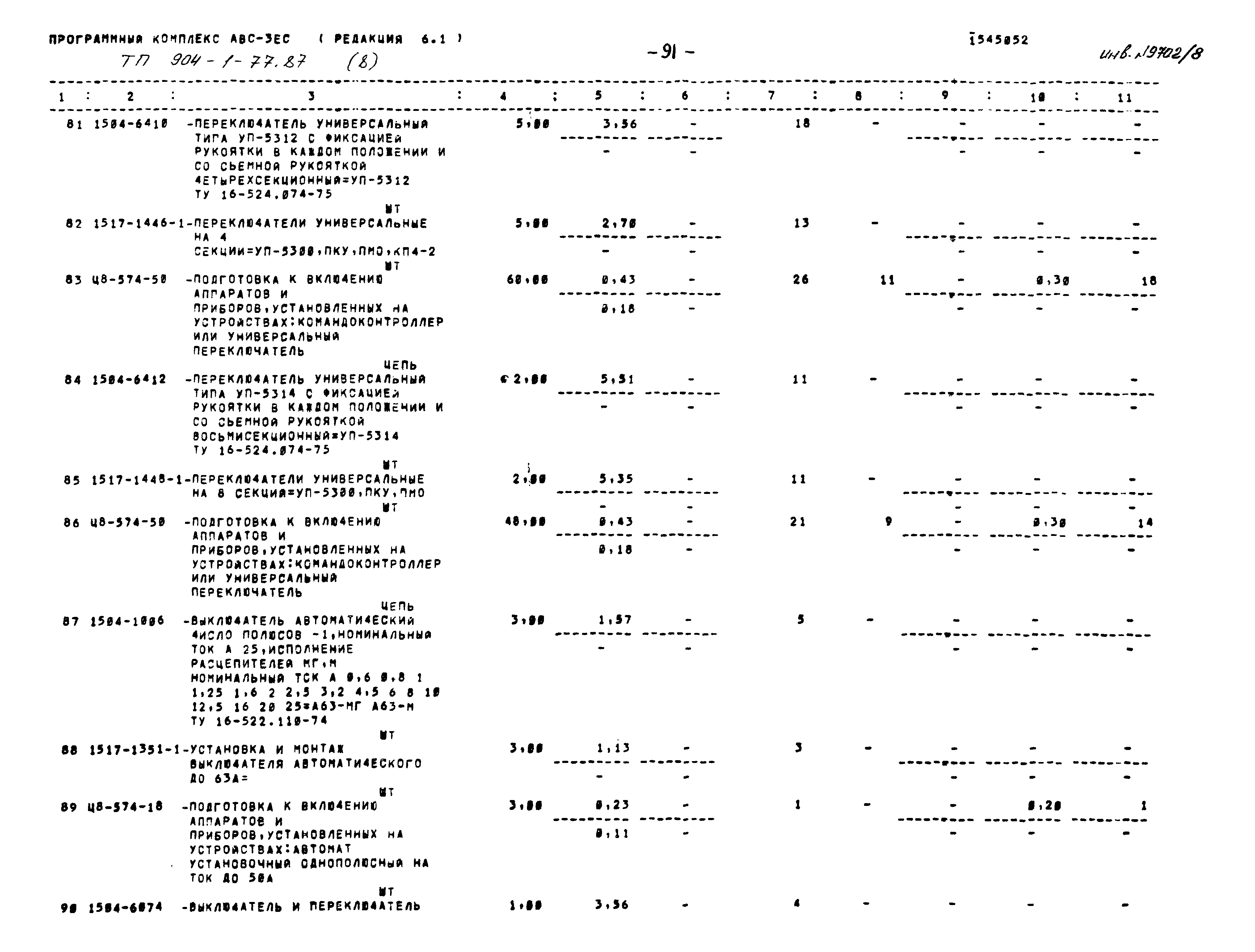 Типовой проект 904-1-77.87