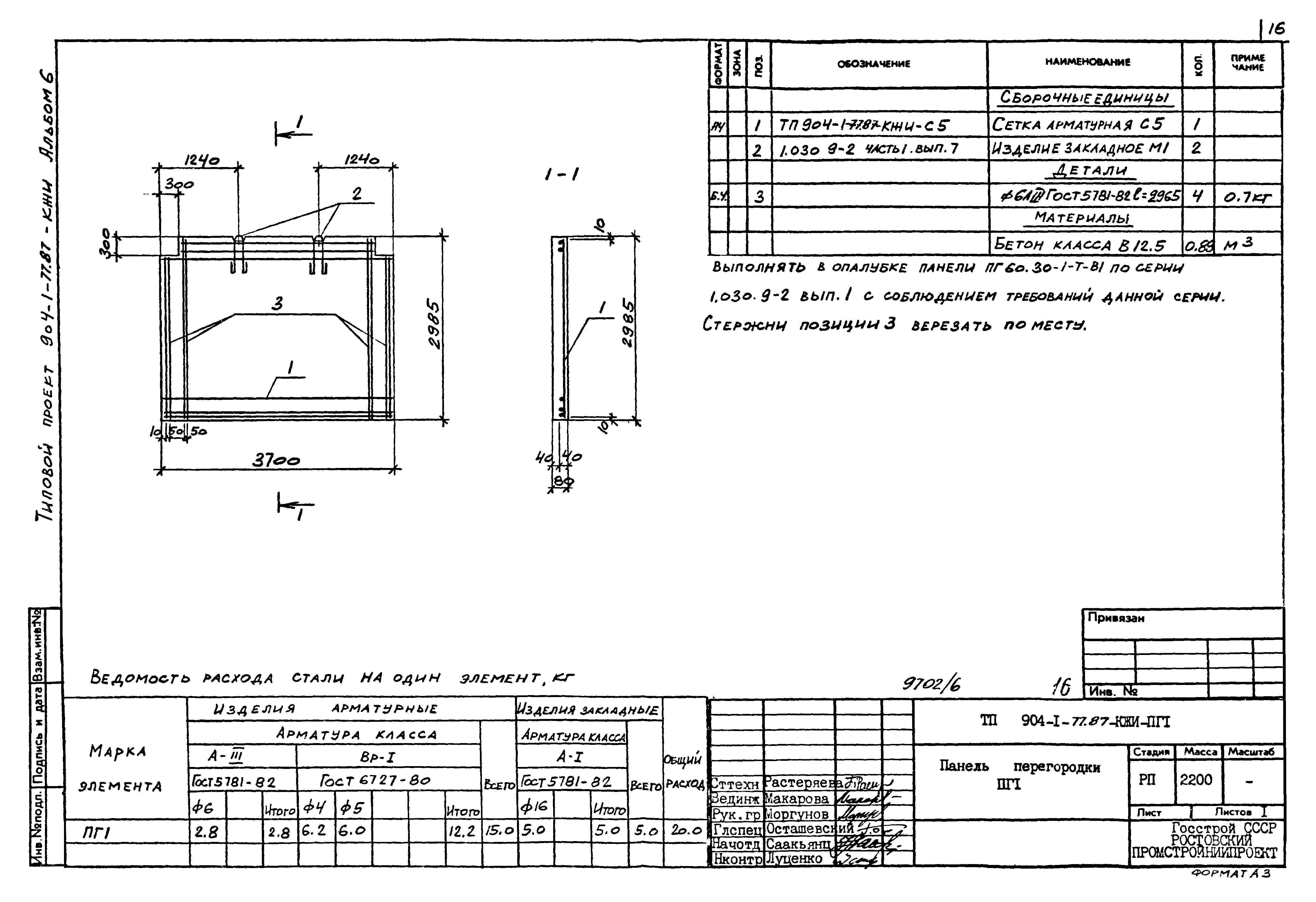 Типовой проект 904-1-77.87