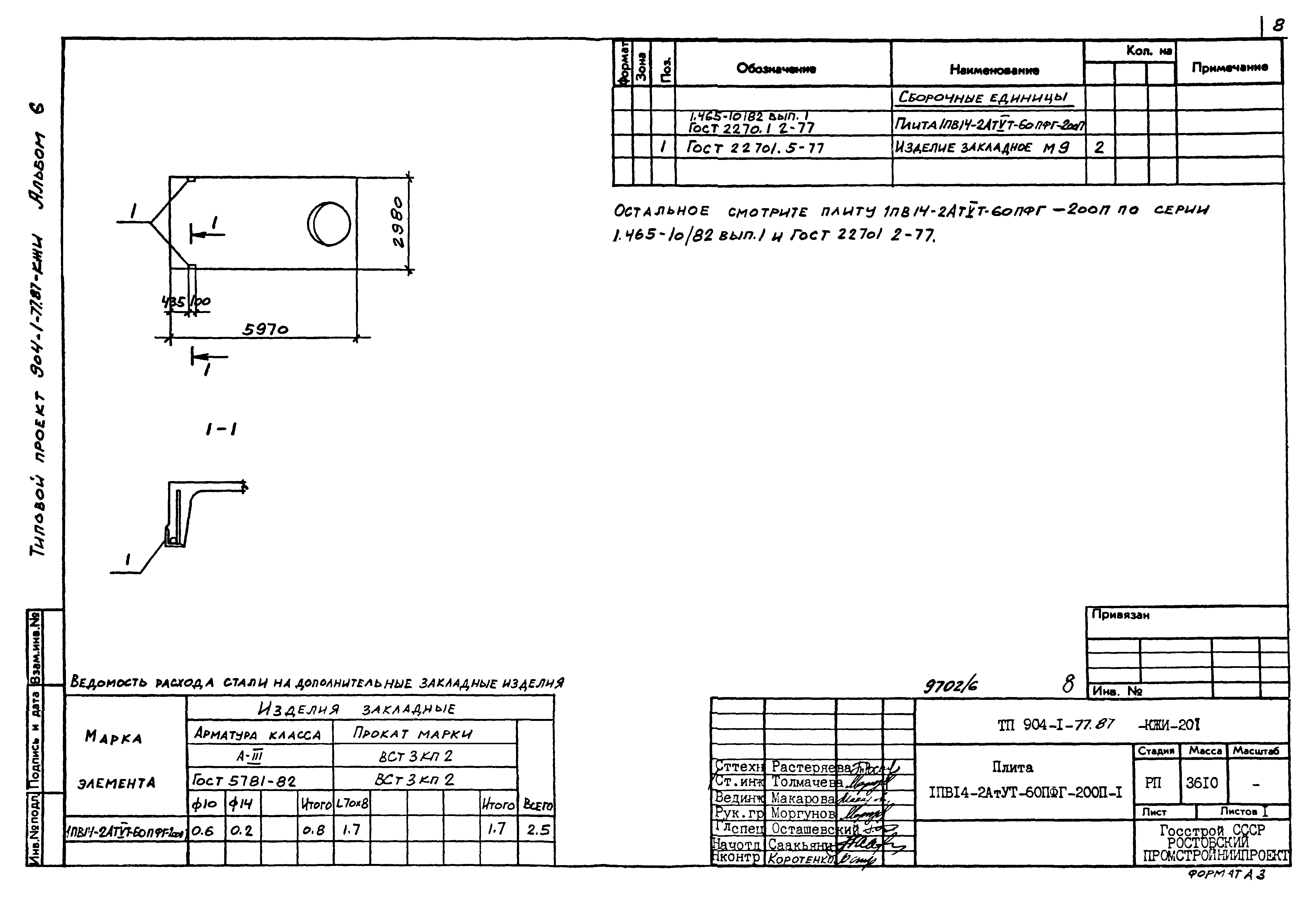 Типовой проект 904-1-77.87