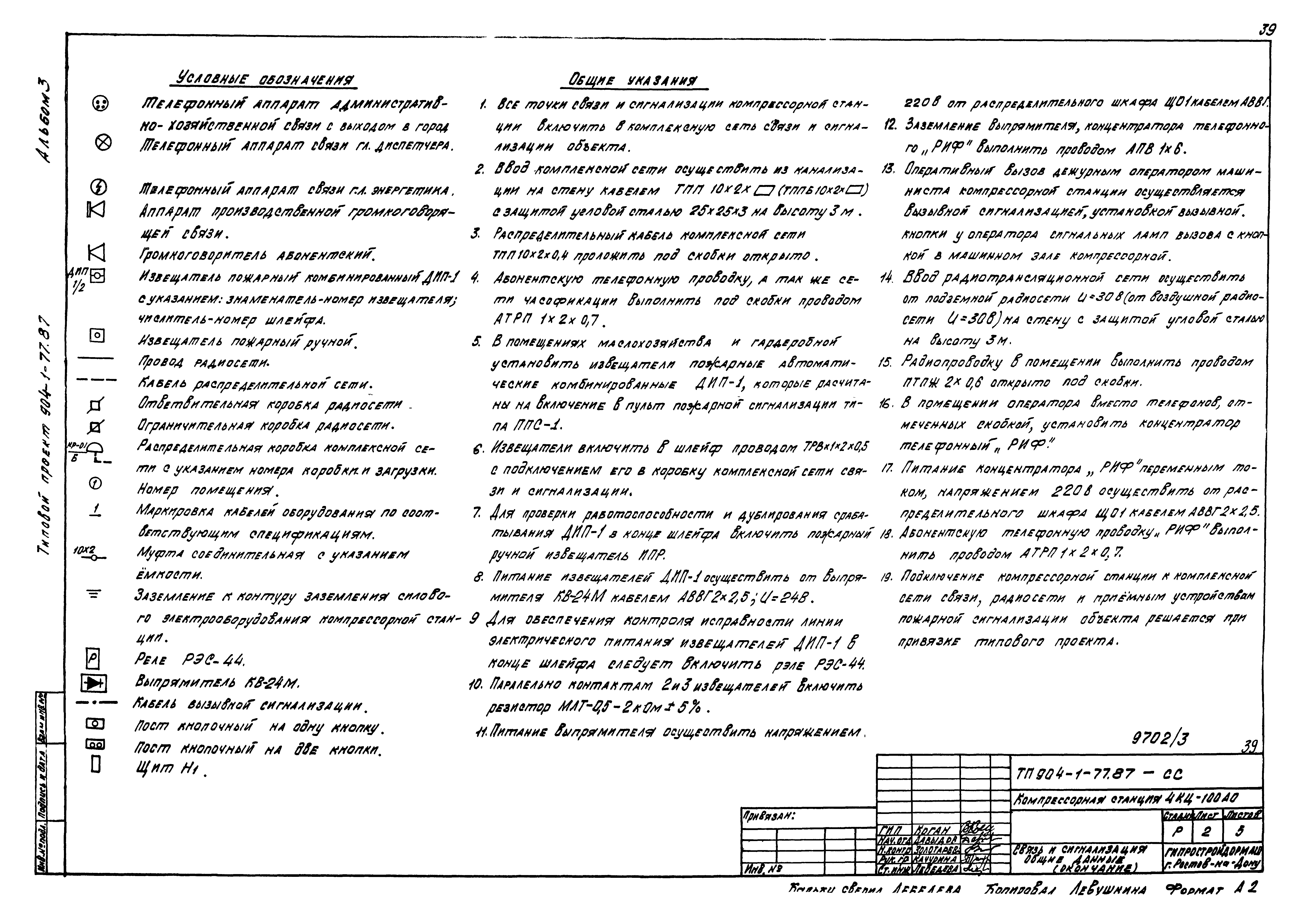 Типовой проект 904-1-77.87