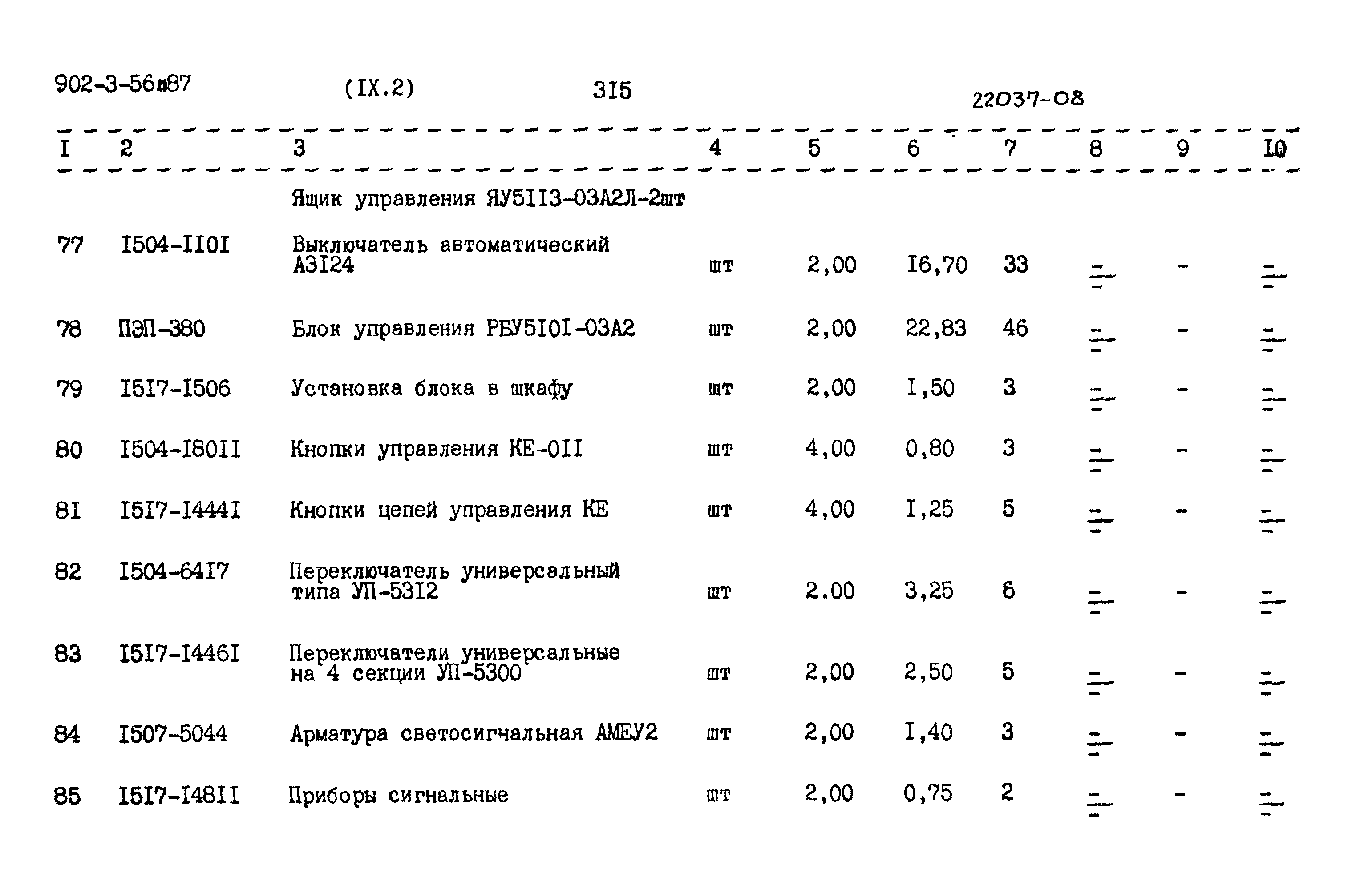 Типовой проект 902-3-56м.87