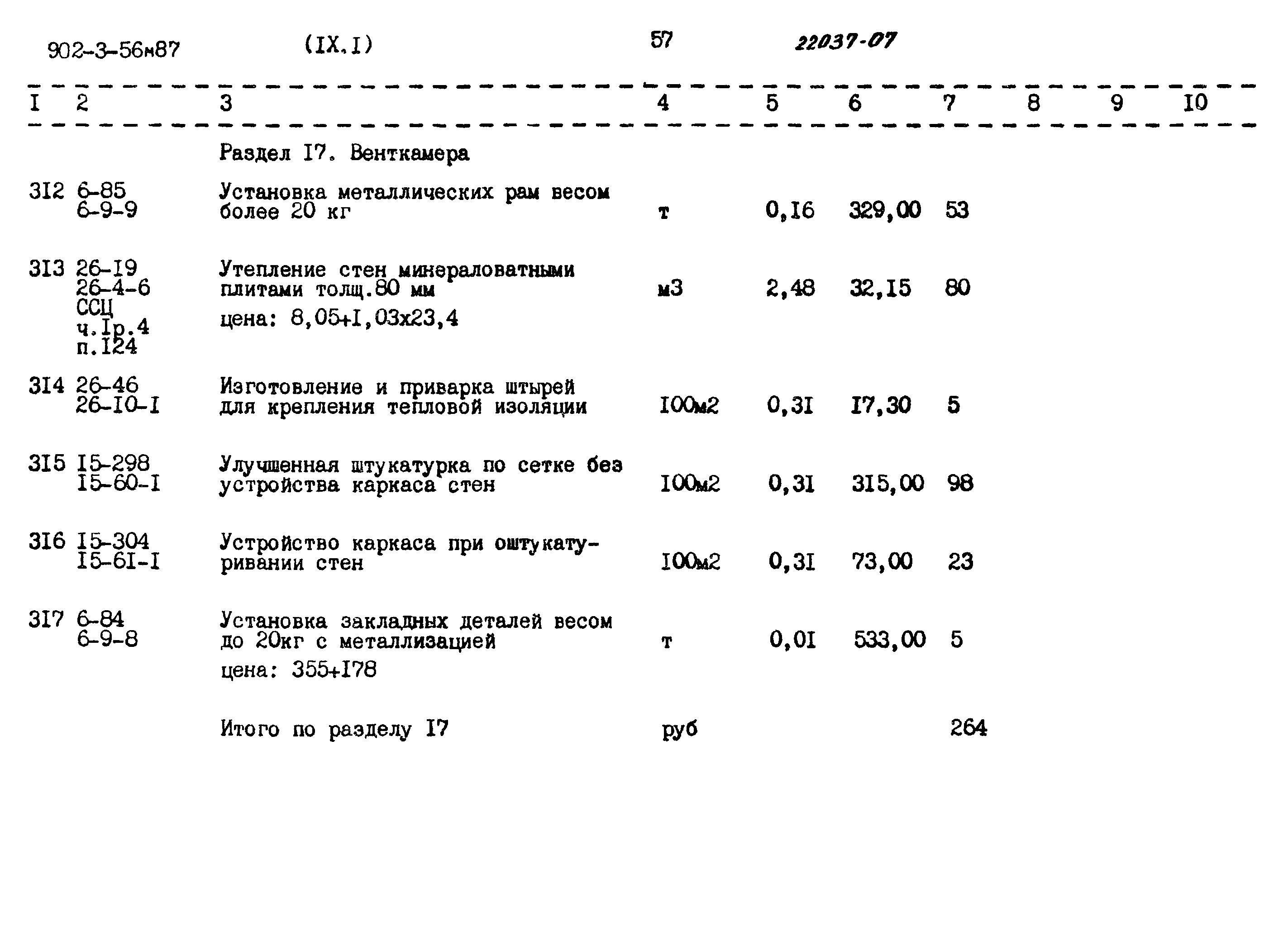 Типовой проект 902-3-56м.87
