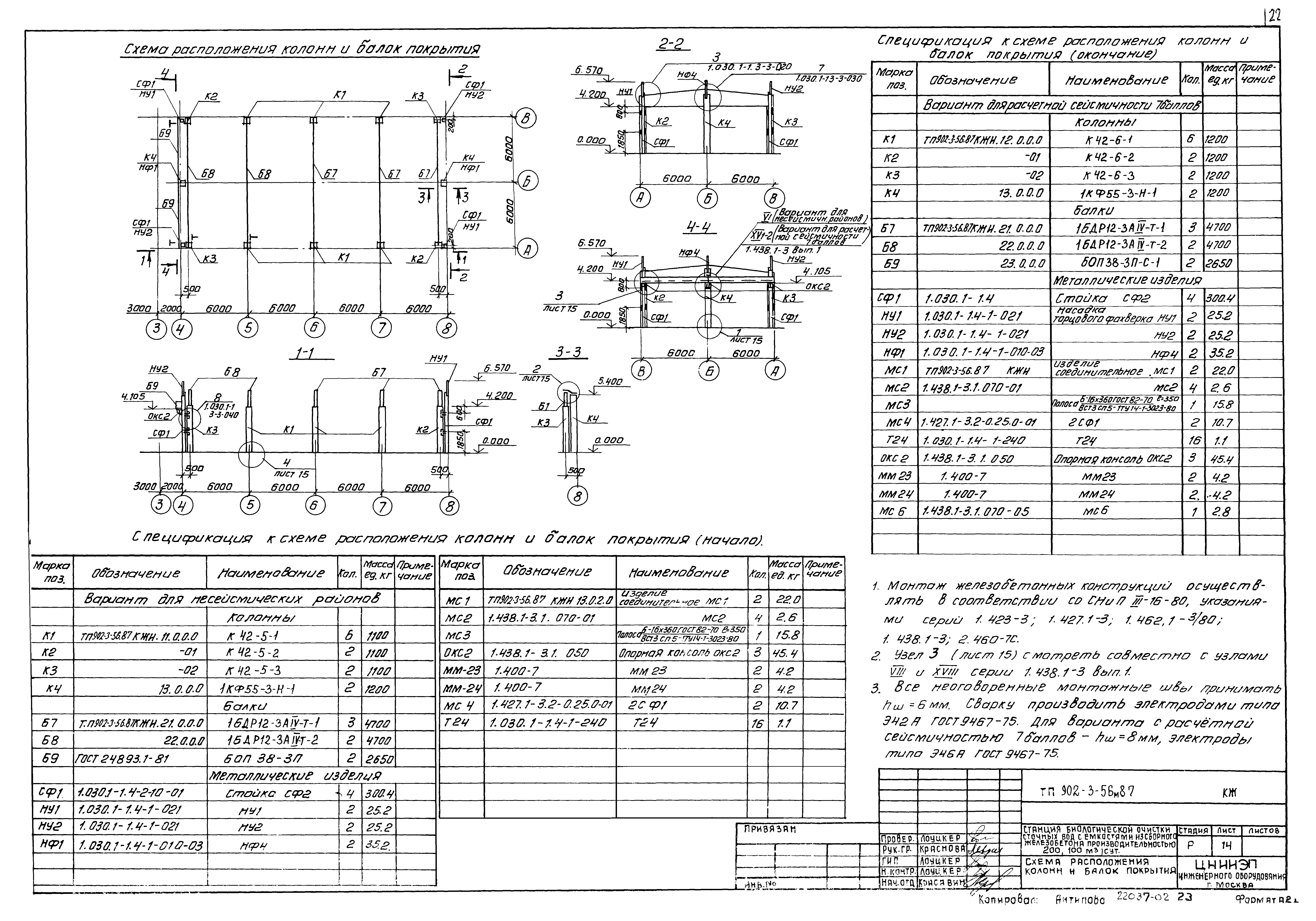 Типовой проект 902-3-56м.87