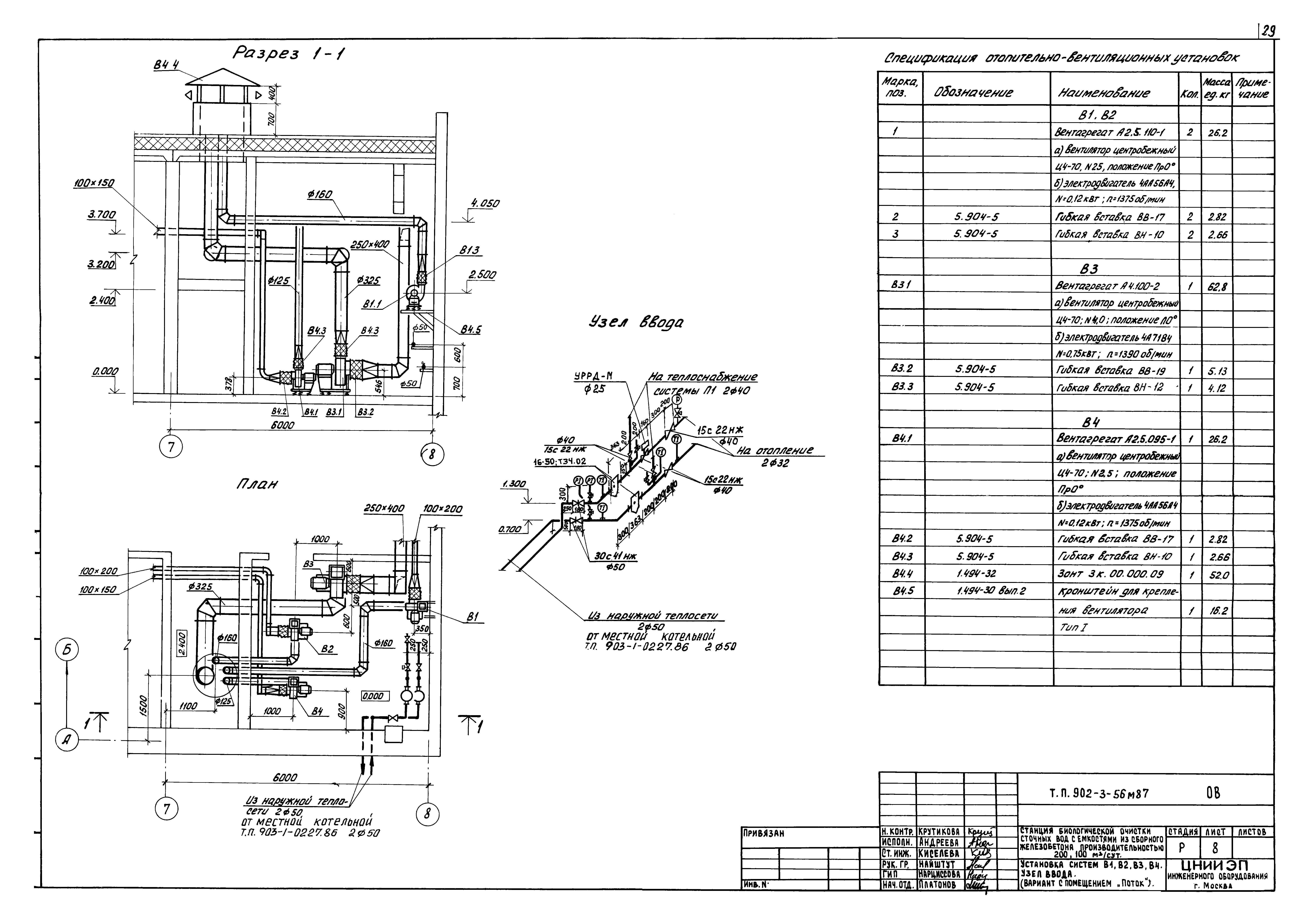 Типовой проект 902-3-56м.87