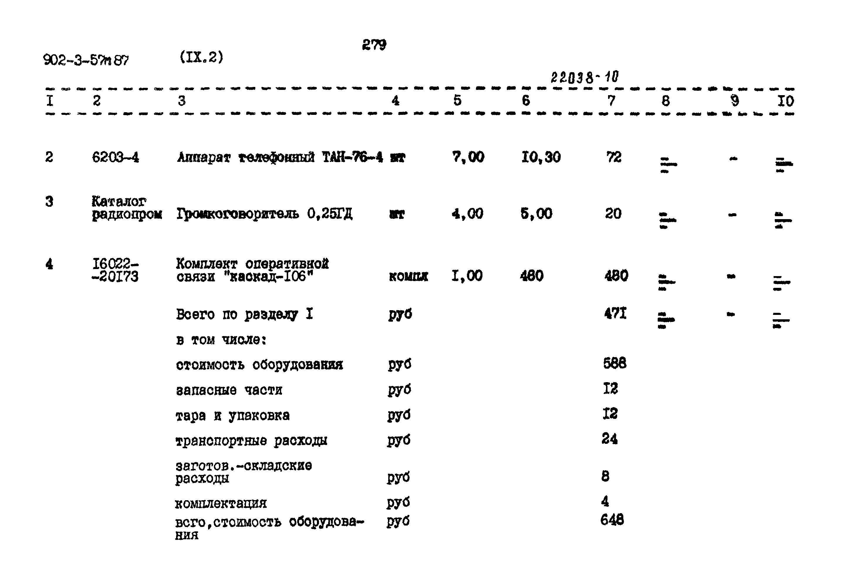 Типовой проект 902-3-57м.87