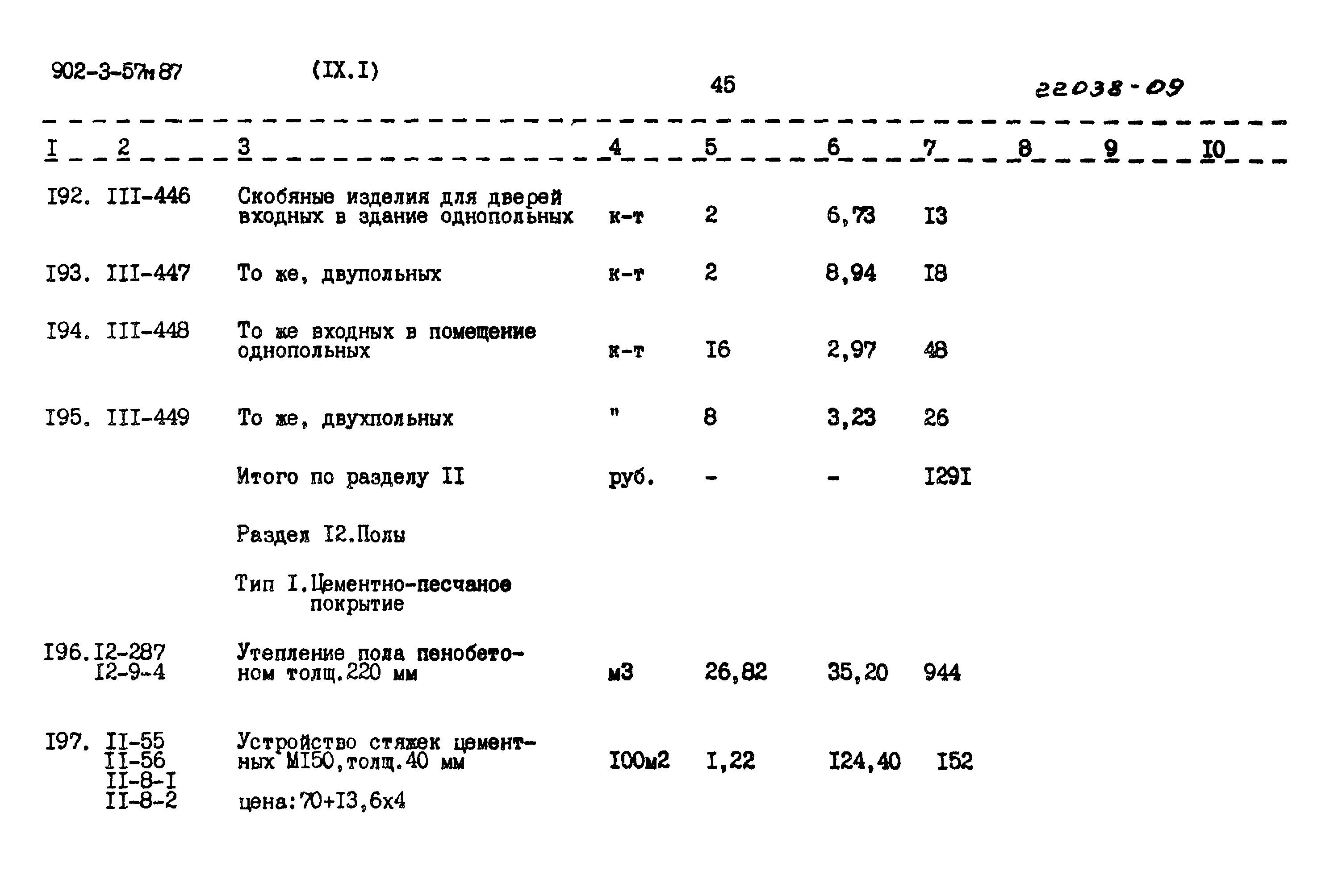 Типовой проект 902-3-57м.87