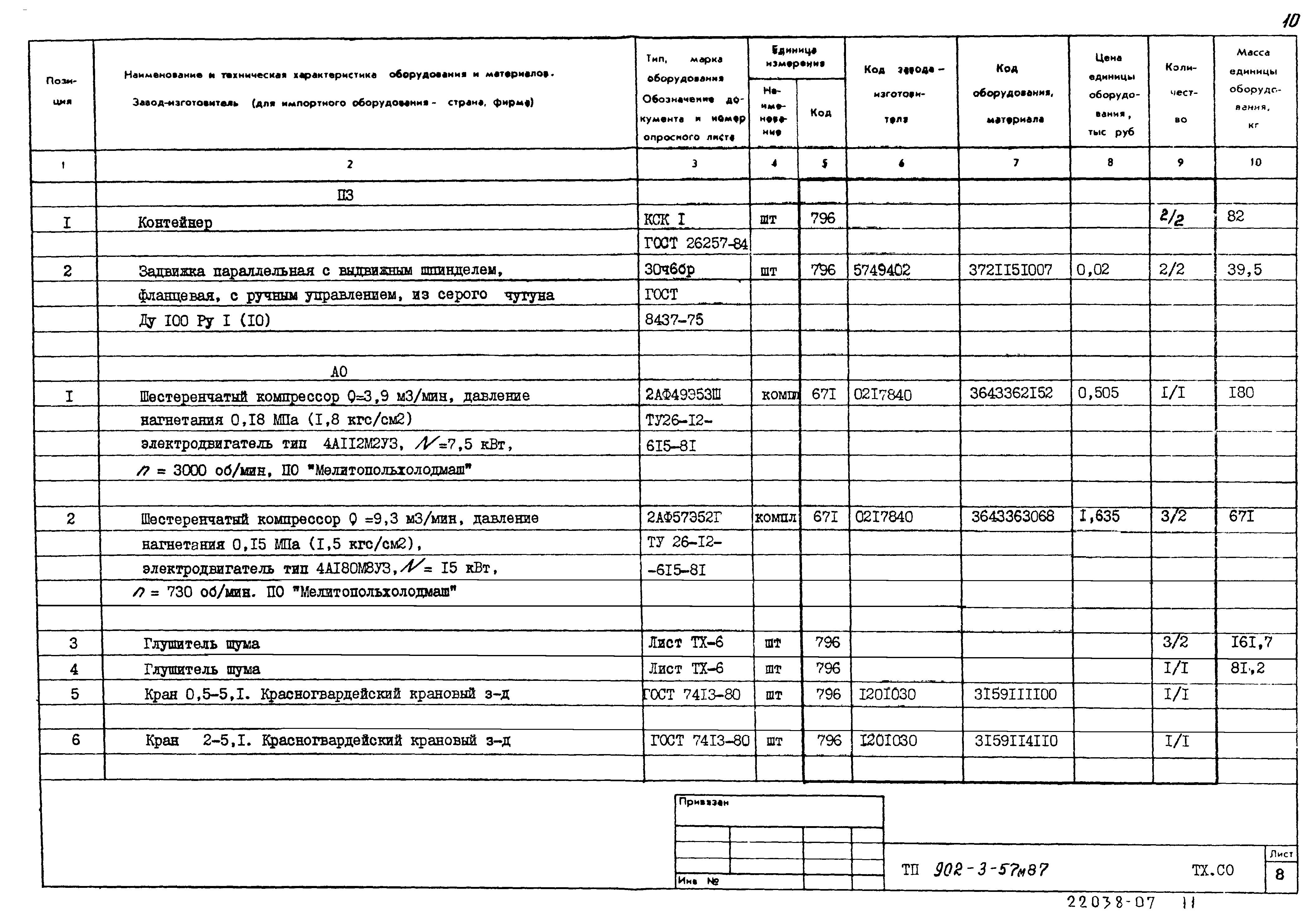 Типовой проект 902-3-57м.87