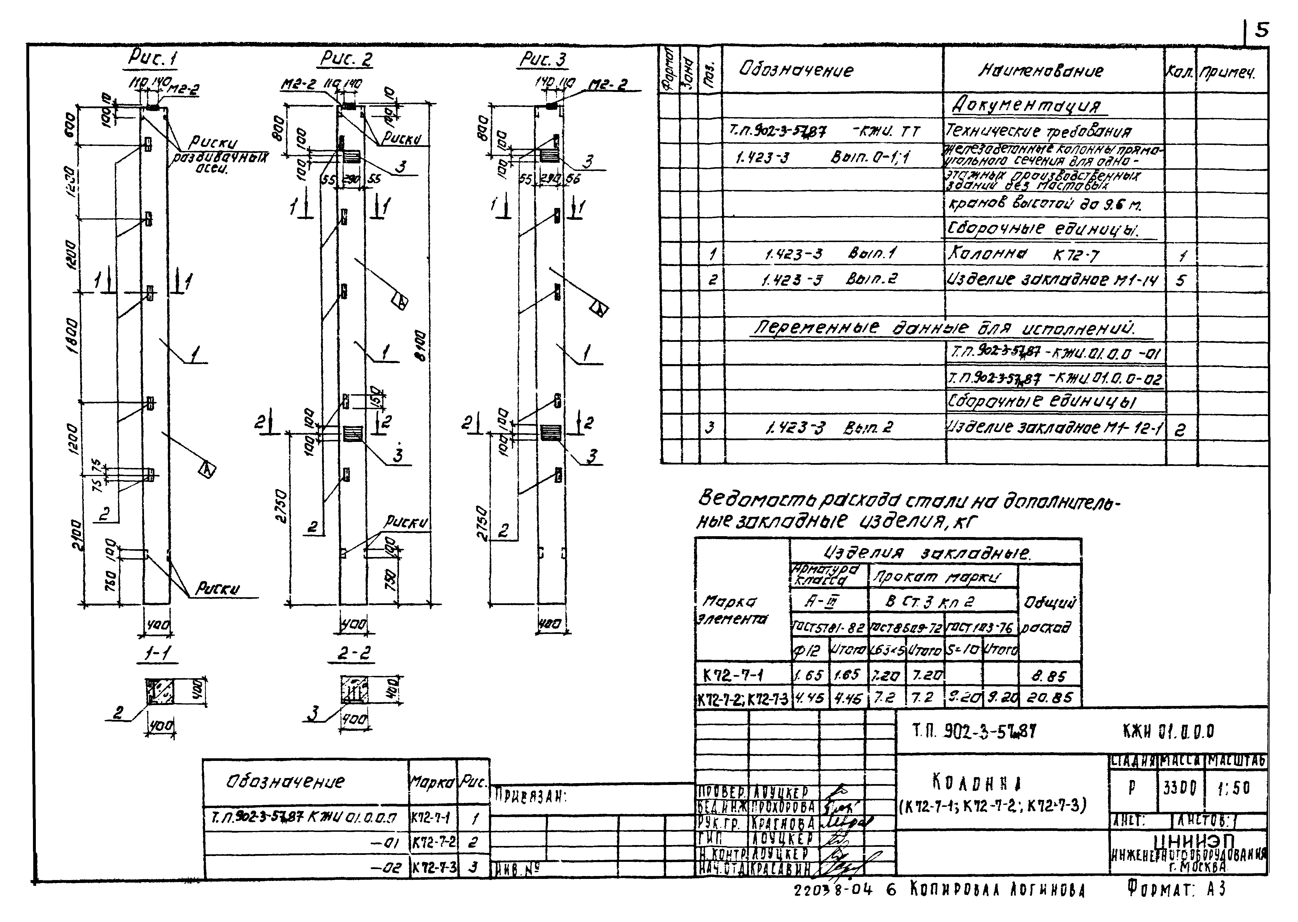 Типовой проект 902-3-57м.87