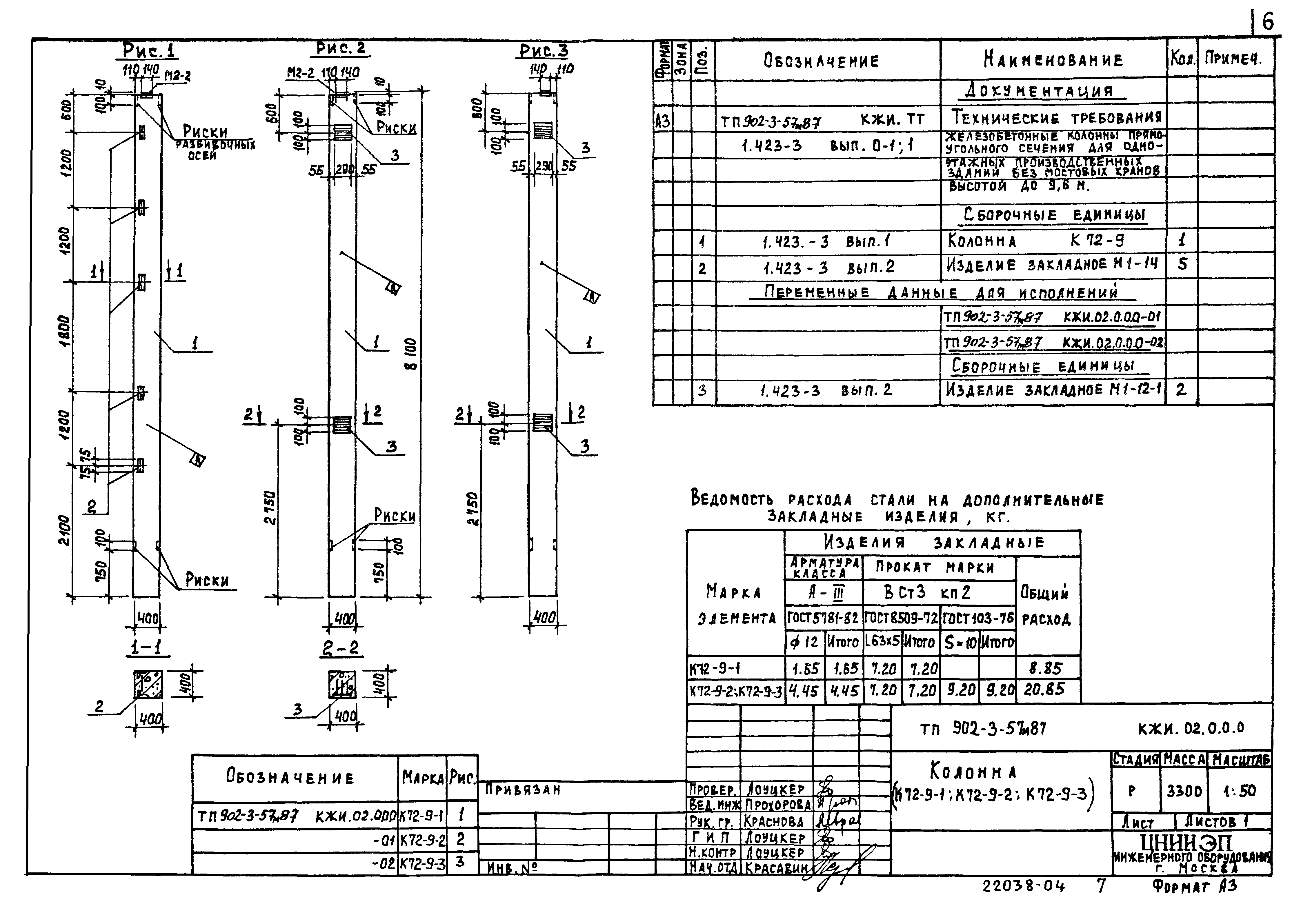 Типовой проект 902-3-57м.87