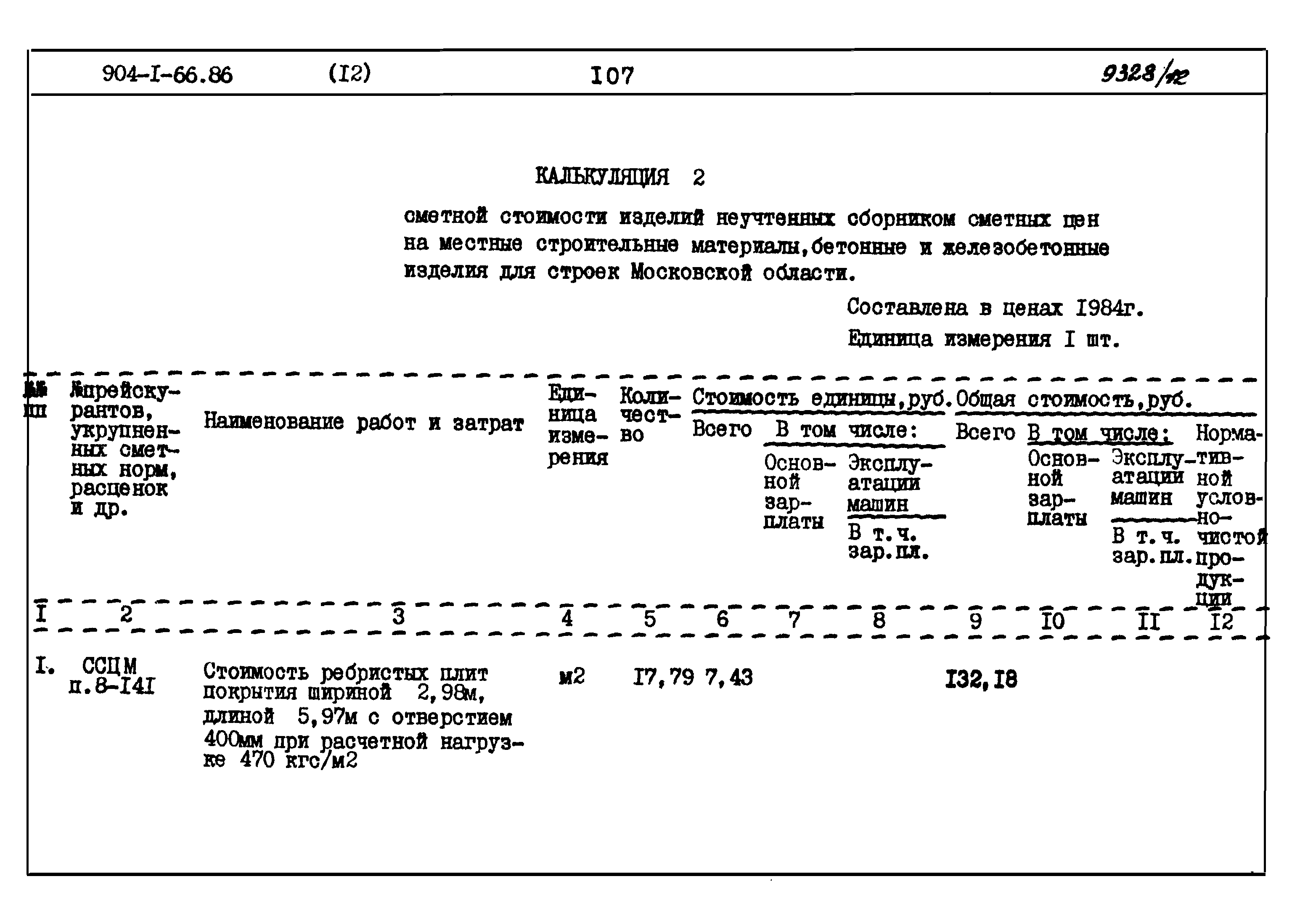 Типовой проект 904-1-66.86