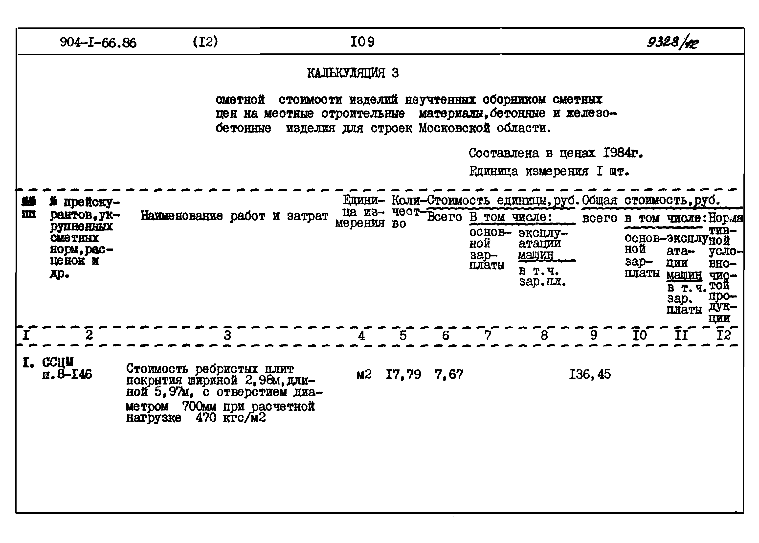Типовой проект 904-1-66.86
