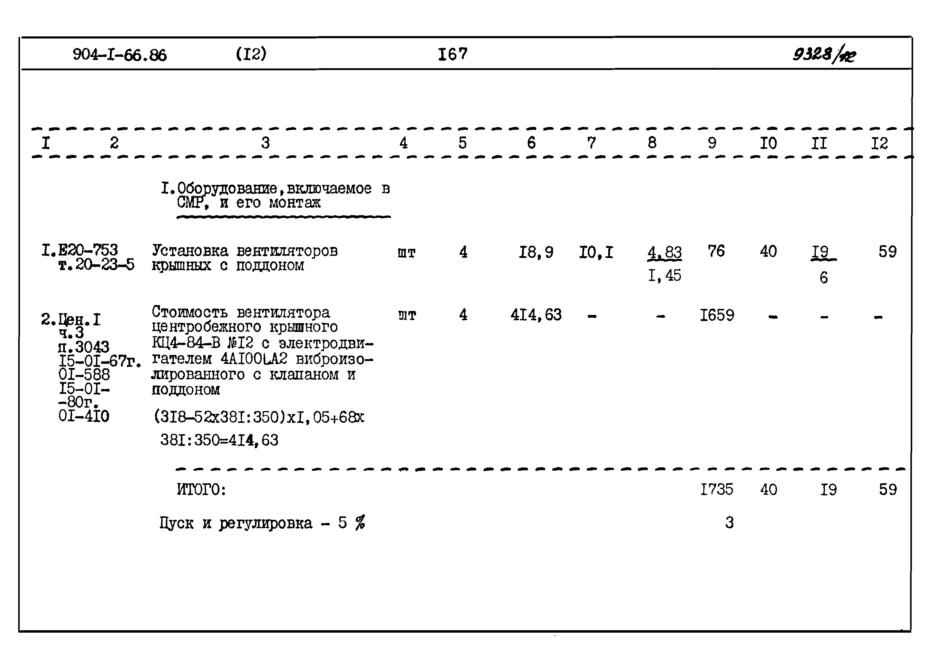 Типовой проект 904-1-66.86