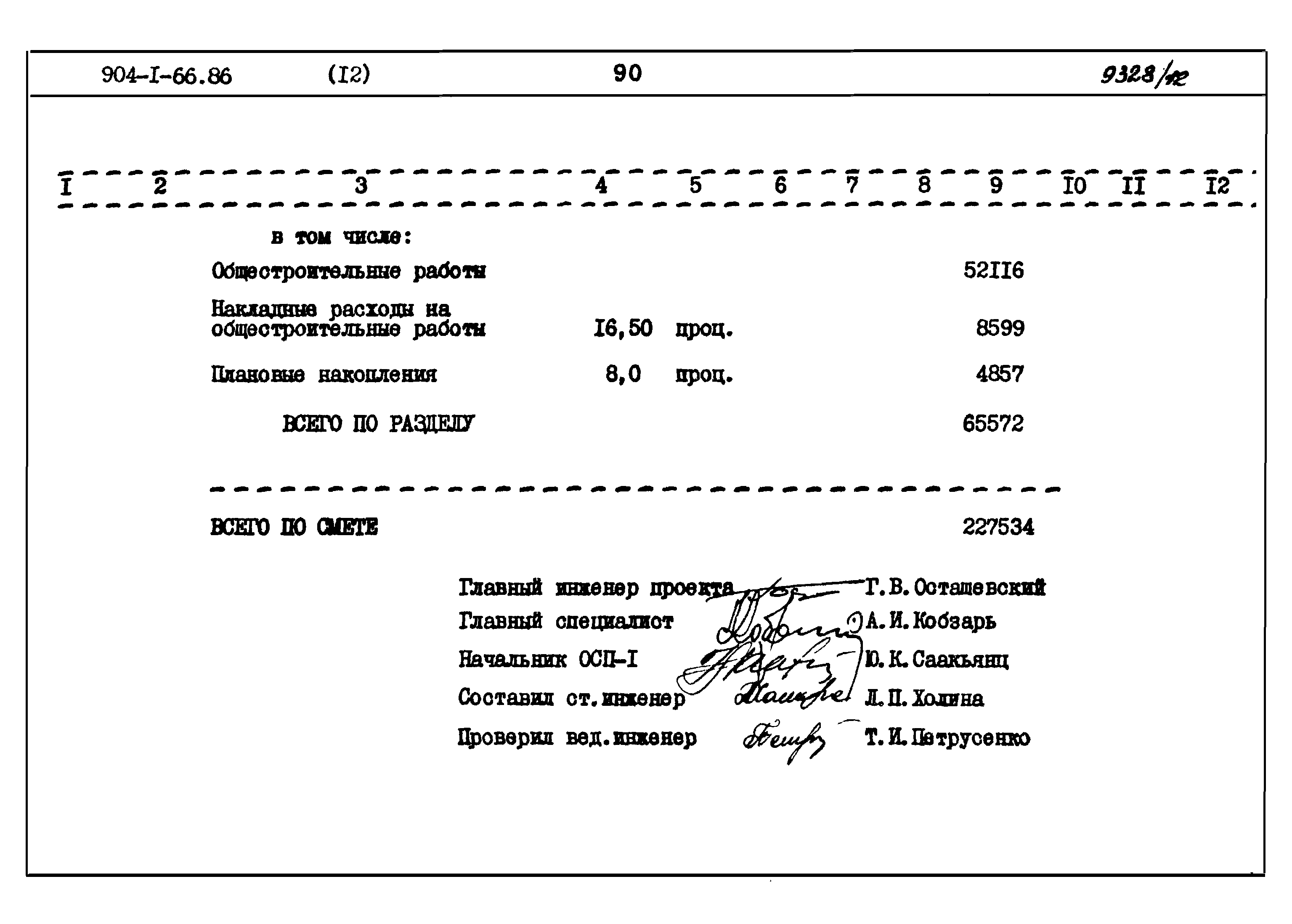 Типовой проект 904-1-66.86