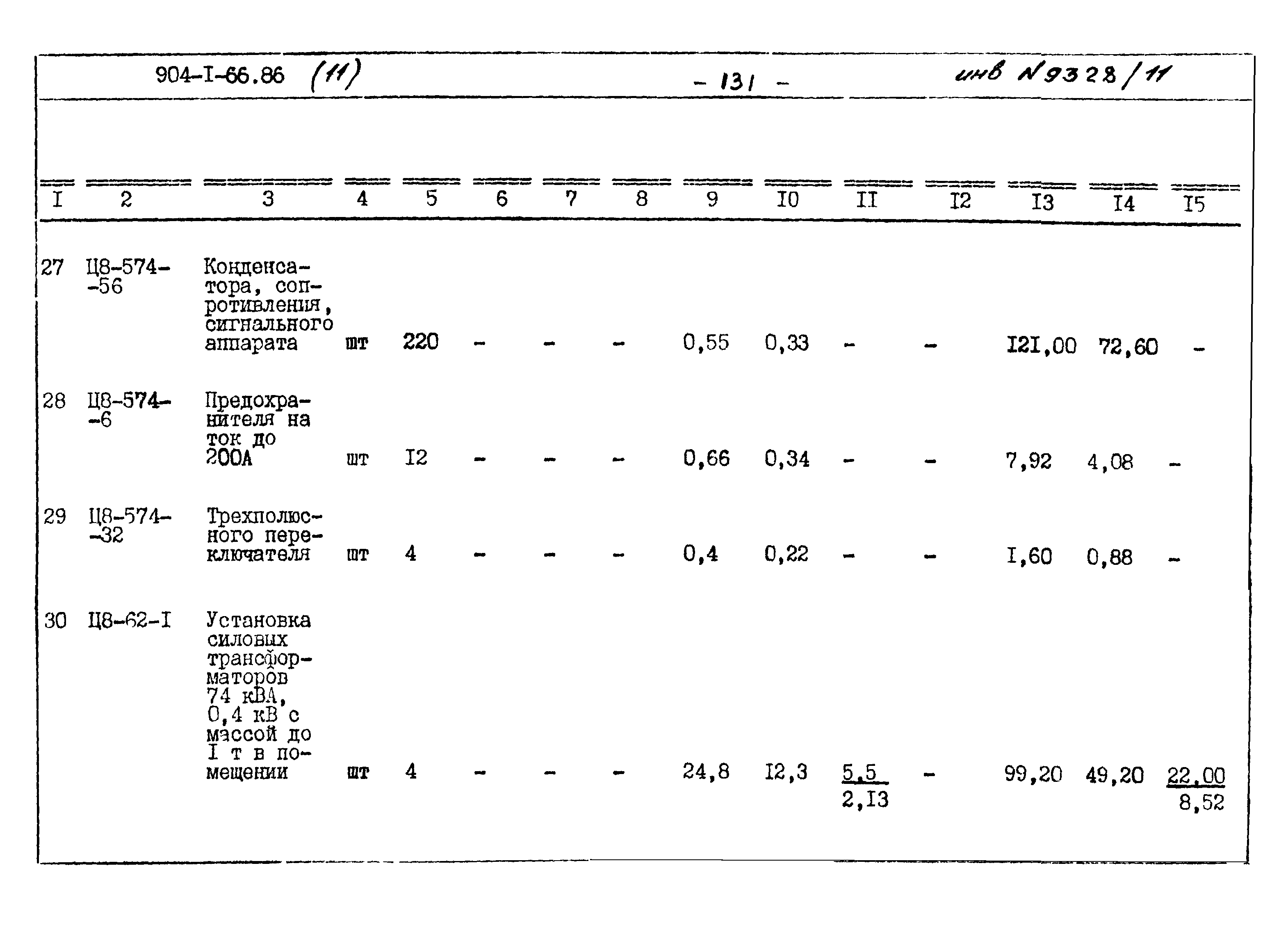 Типовой проект 904-1-66.86