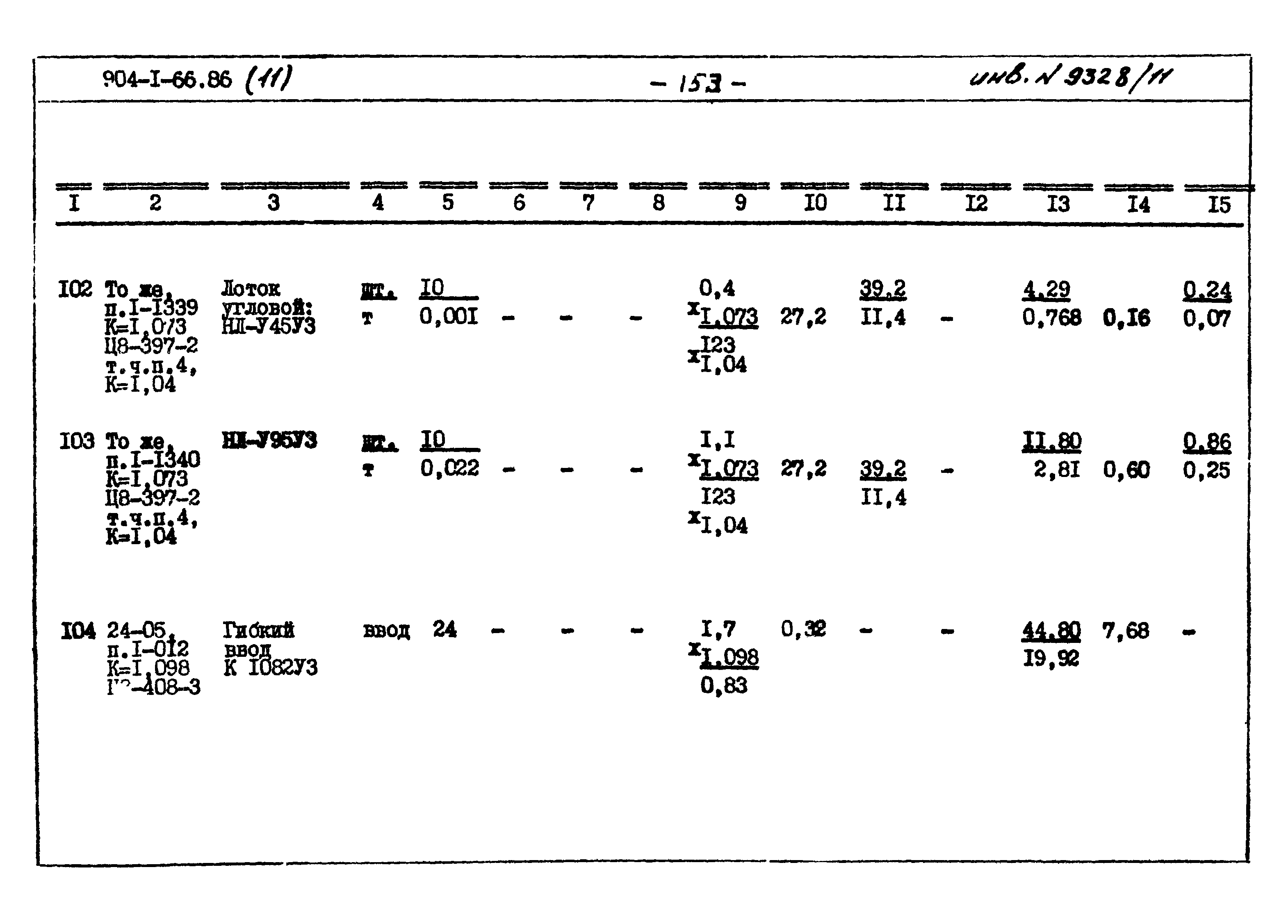 Типовой проект 904-1-66.86