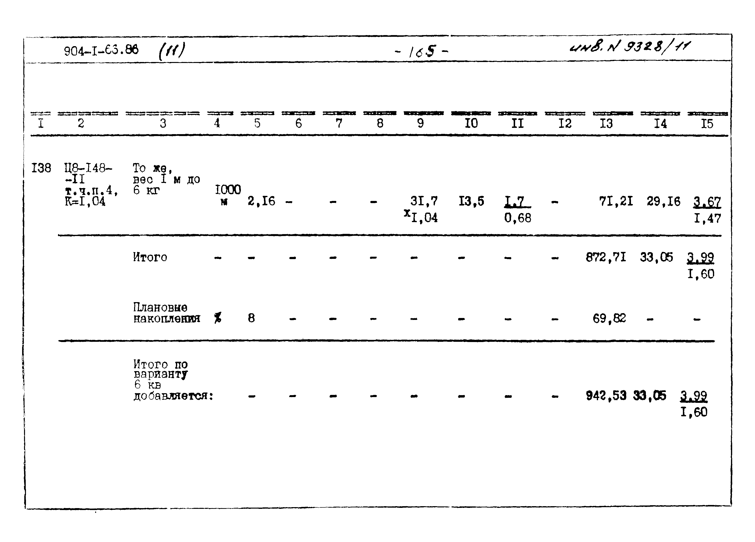 Типовой проект 904-1-66.86