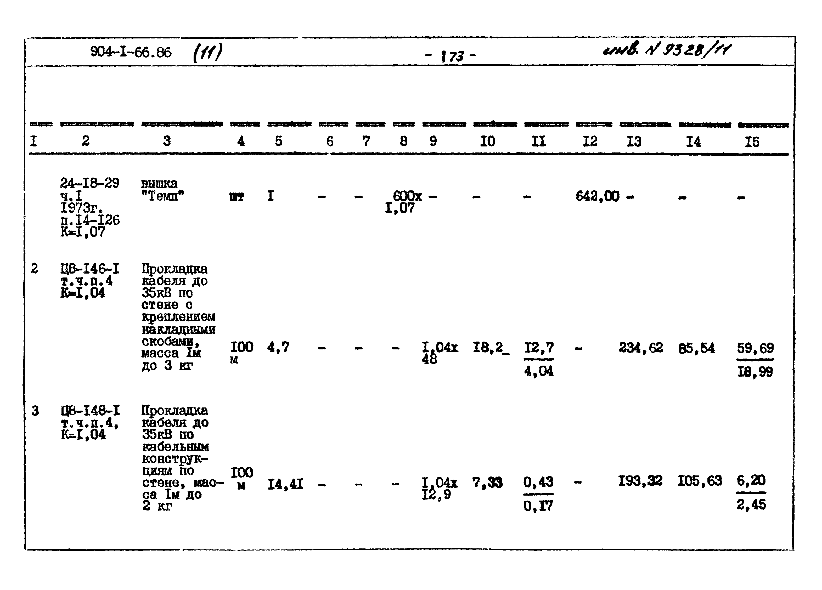 Типовой проект 904-1-66.86